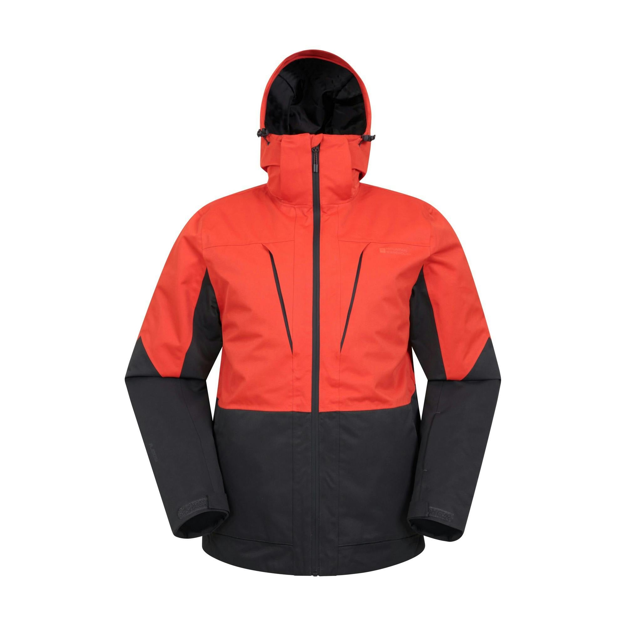 Mountain Warehouse Men's Orange Interstellar Ii Ski Jacket - Xxs - 100% Polyester