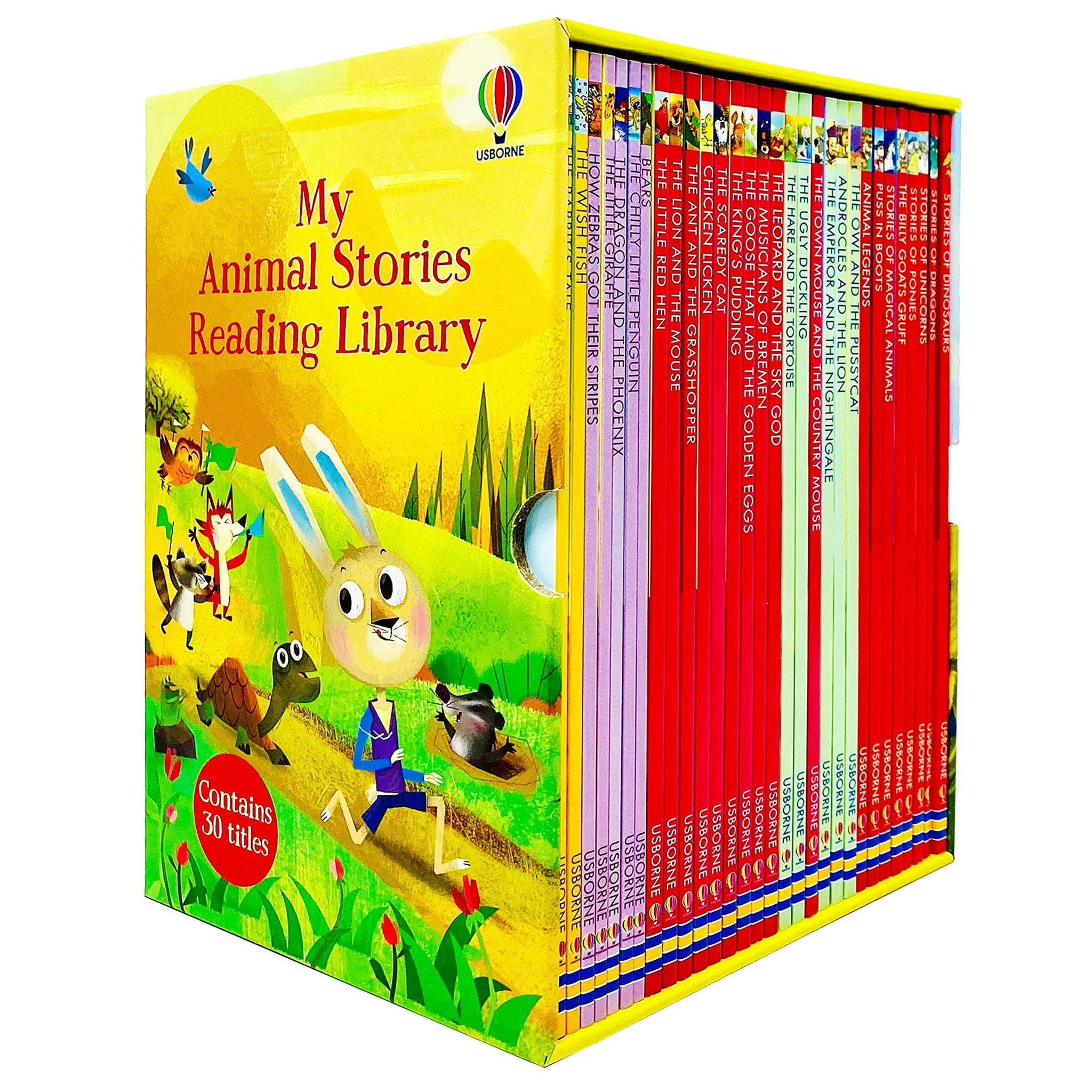 Usborne Publishing My Animal Stories Reading Library 30 Books Collection Box Set Age 5+