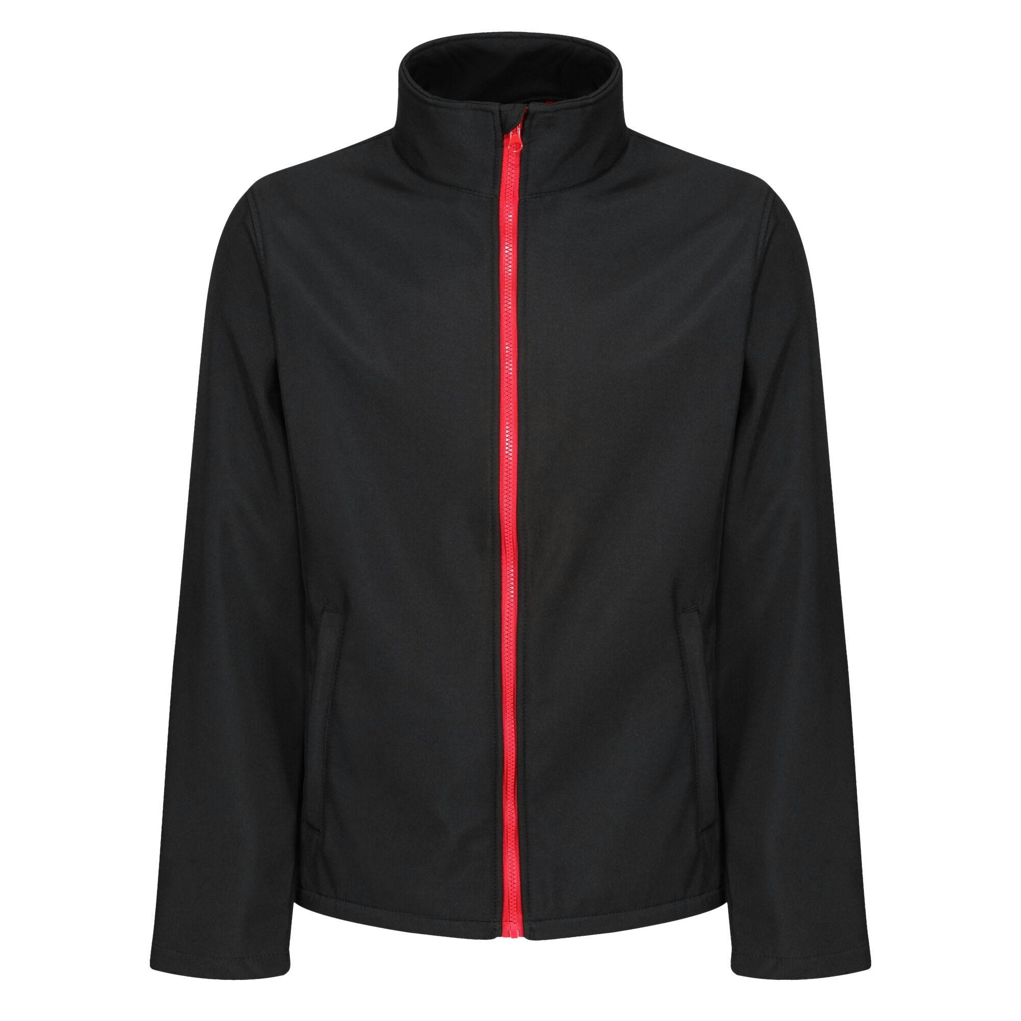 Regatta Men's Black/Red Professional Soft Shell Jacket - /Classic - M - /Classic - 100% Polyester