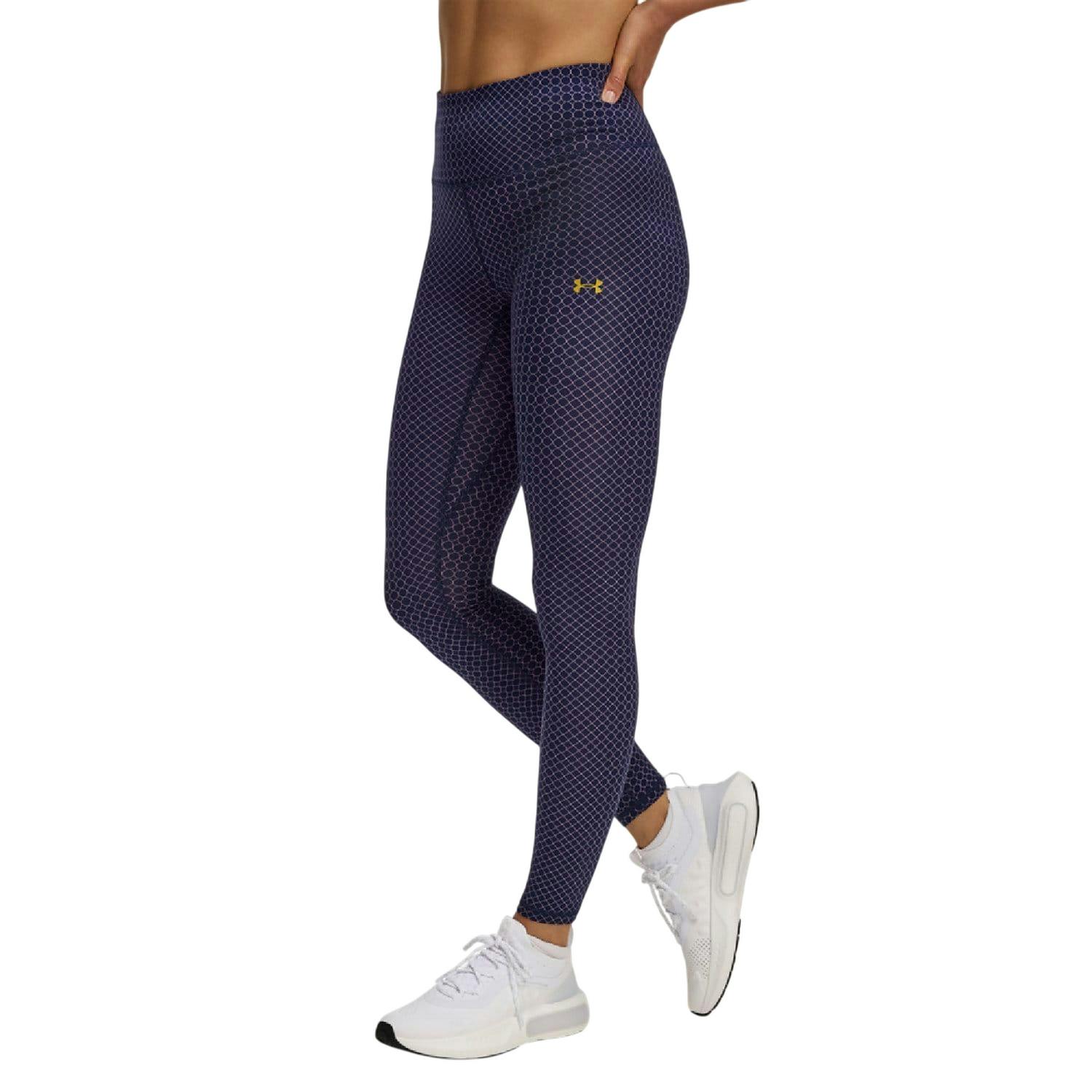 Under Armour Women's Blue Motion Holiday Leggings - S - 82% Polyester/18% Elastane
