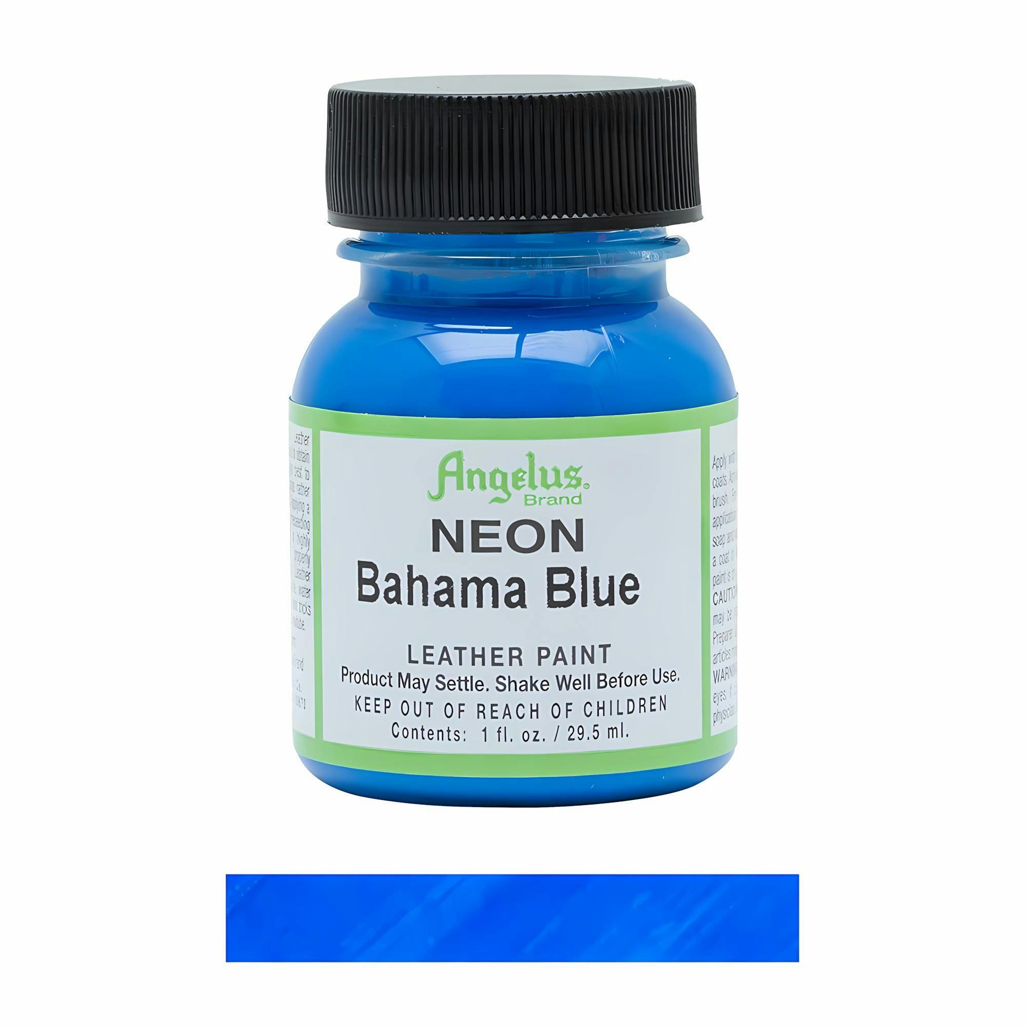 Angelus Blue Neon Leather Paint For Sneaker Customs And Shoes 1Oz - Bahama