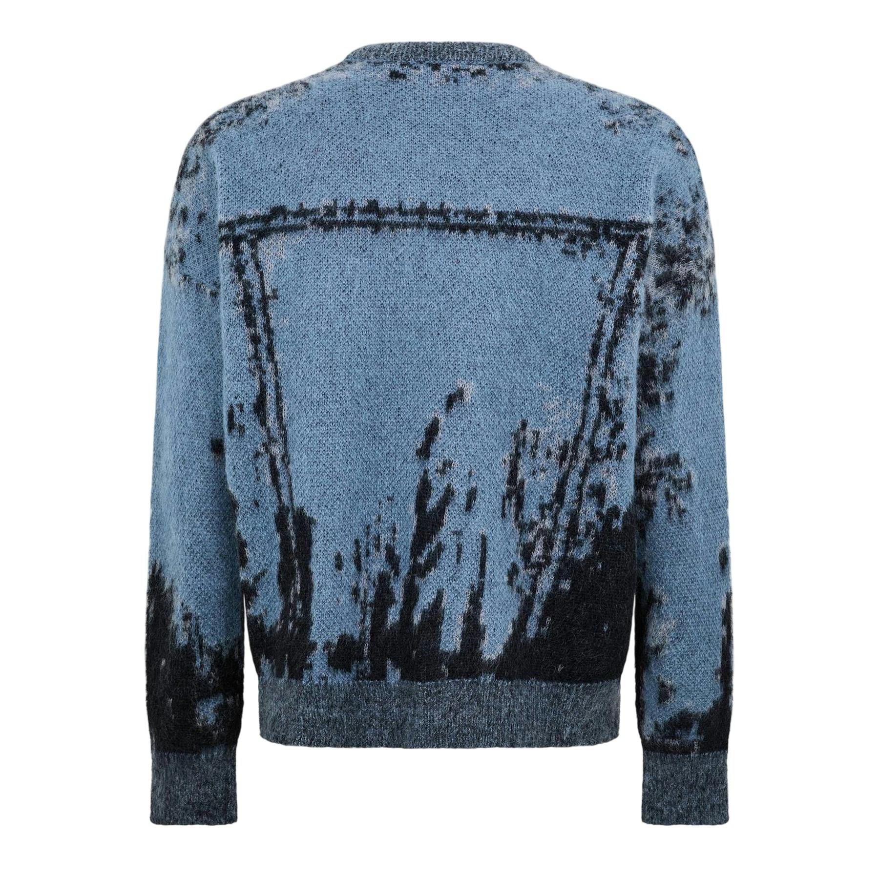Diesel Unisex Purple Adult Sweatshirt - L - 47% Mohair/35% Polyamide/18% Wool