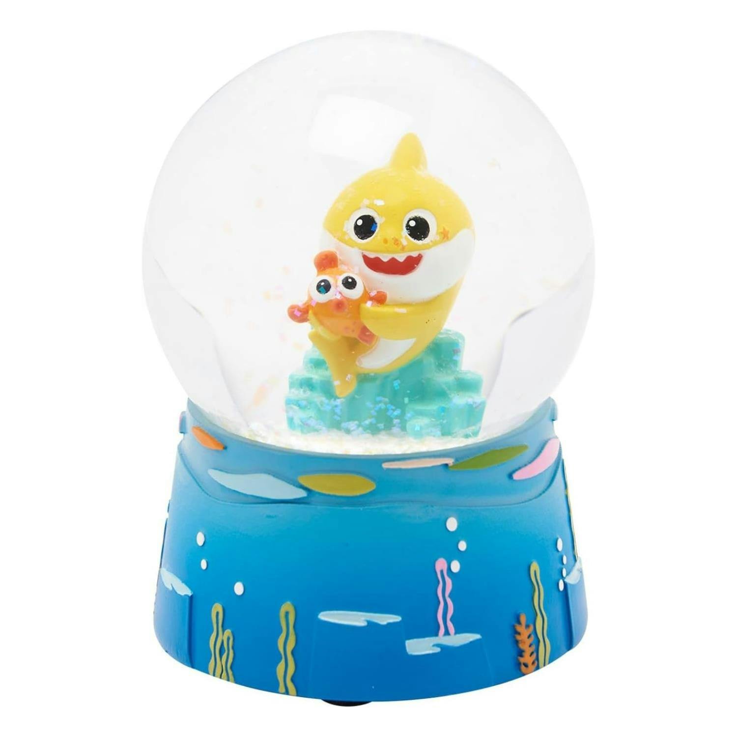 Rackhams Baby Shark Glass Snow Globe - Multi - Glass