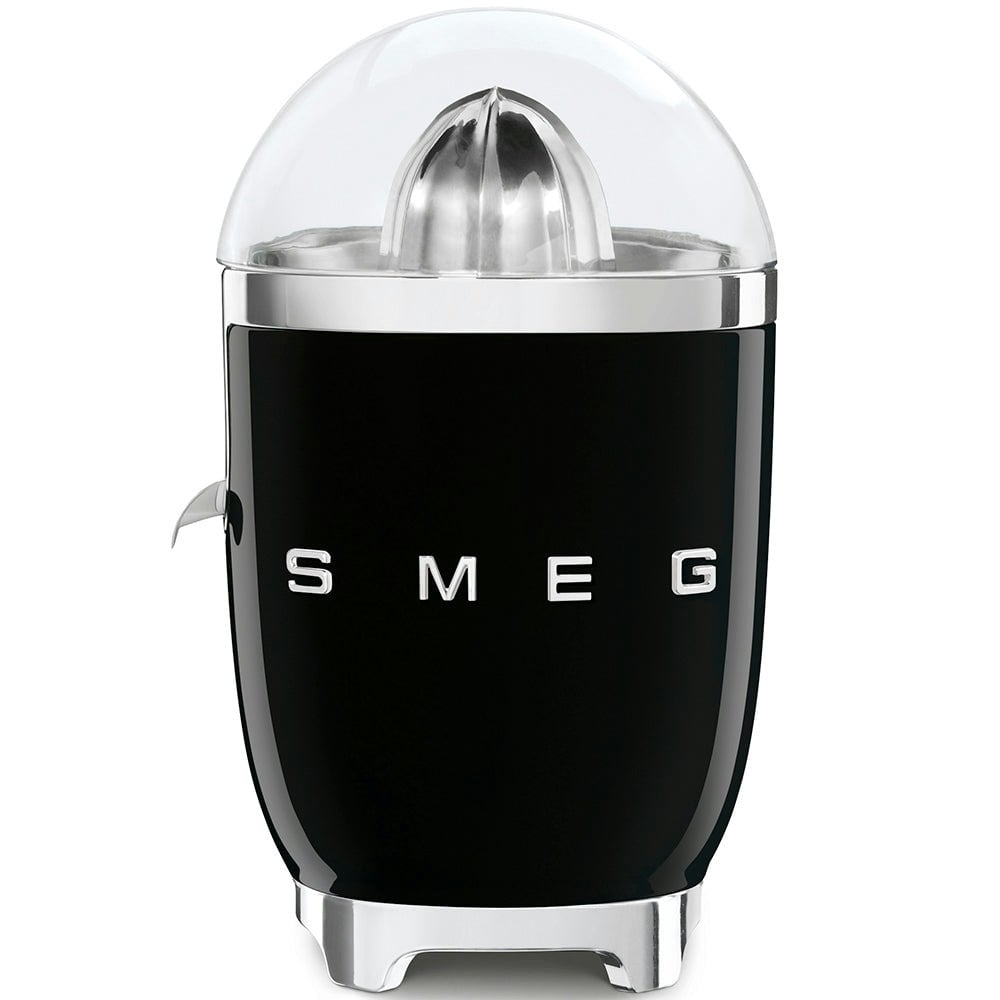 Smeg Black Cjf11 Retro 50'S Style Electric Citrus Juicer Small