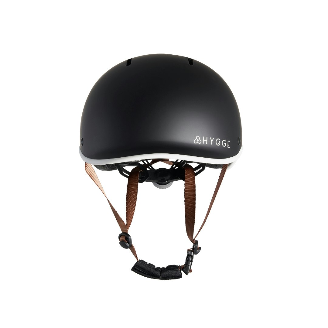 Hygge Bikes Black Retro E-Bike Helmet – Vintage Style Electric Bike Helmet With Modern Safety Protection - L - Helmet