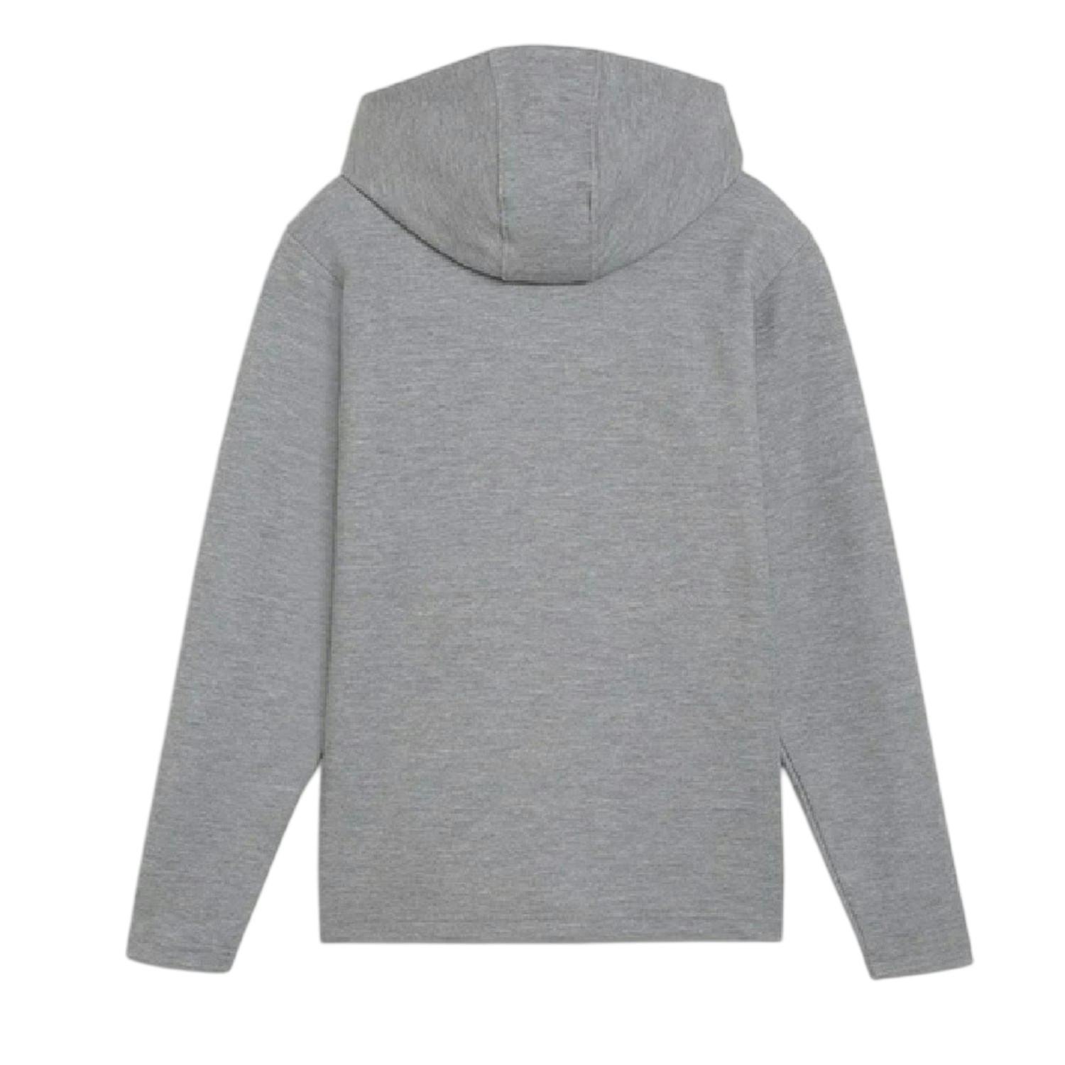 Puma Grey Childrens/Kids Teamfinal Casuals Hooded Jacket - Adults - 54% Cotton/24% Polyester/22% Recycled Cotton