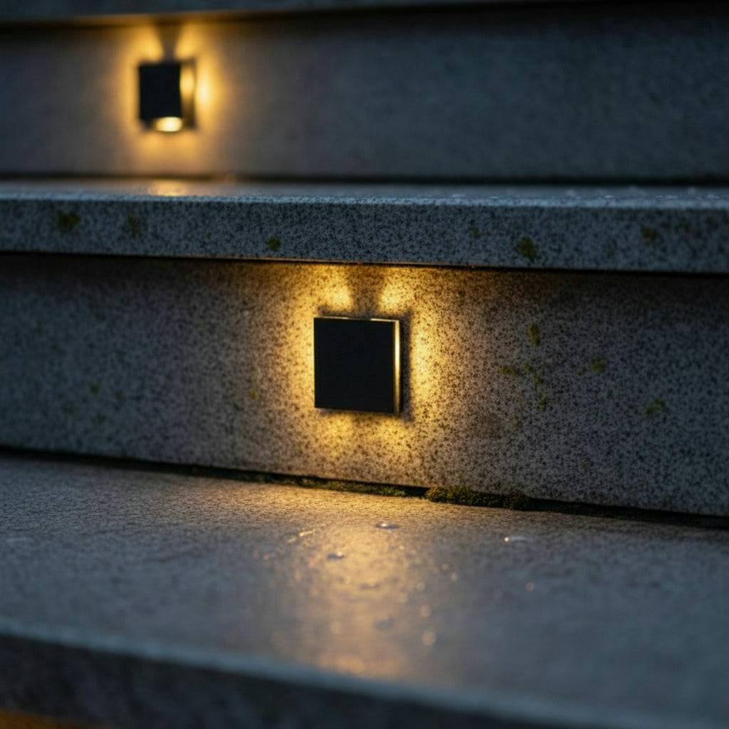 Ultra Beam Lighting Light Ultra Beam Ing 1 Watt Square Halo Effect Recessed Outdoor Step