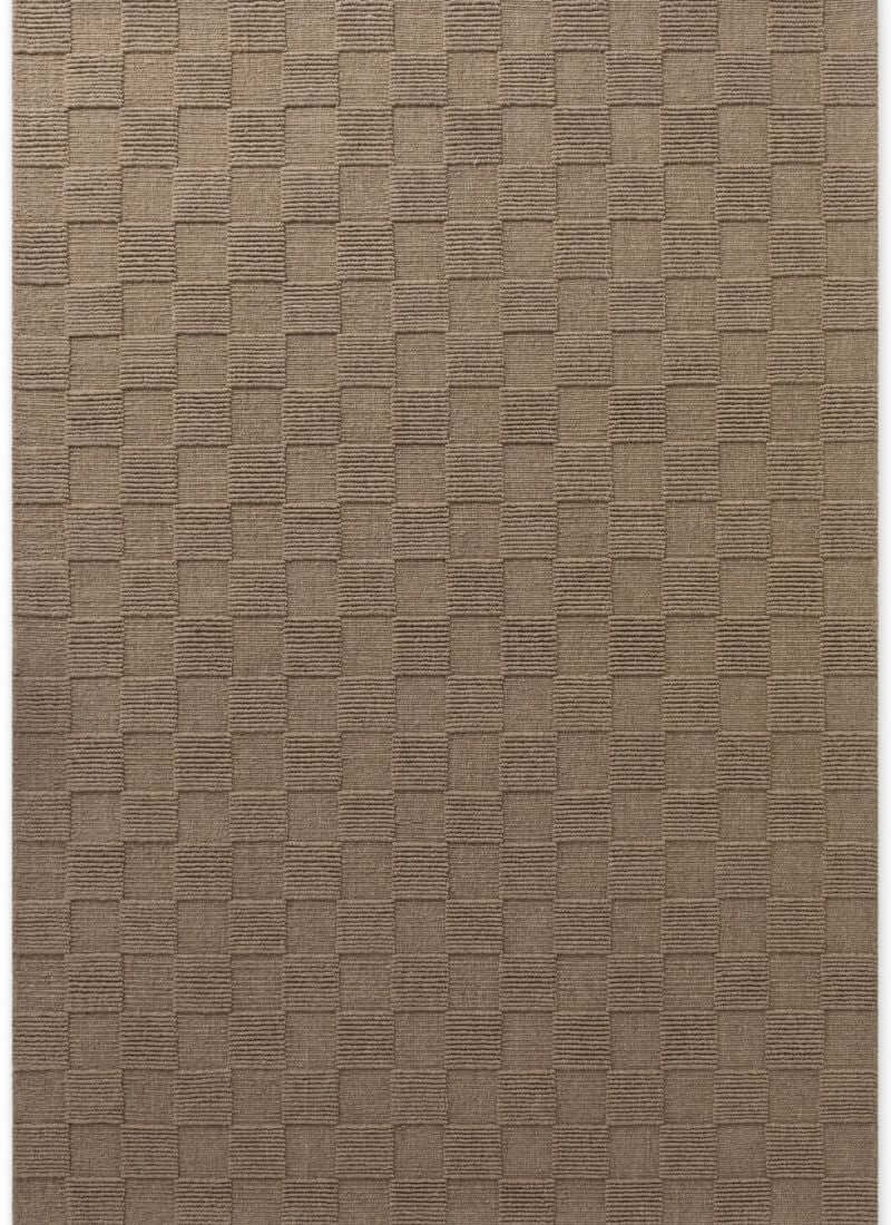 The Rugs Brown Scala Handwoven Wool Rug – Colour - 160X230 Cm