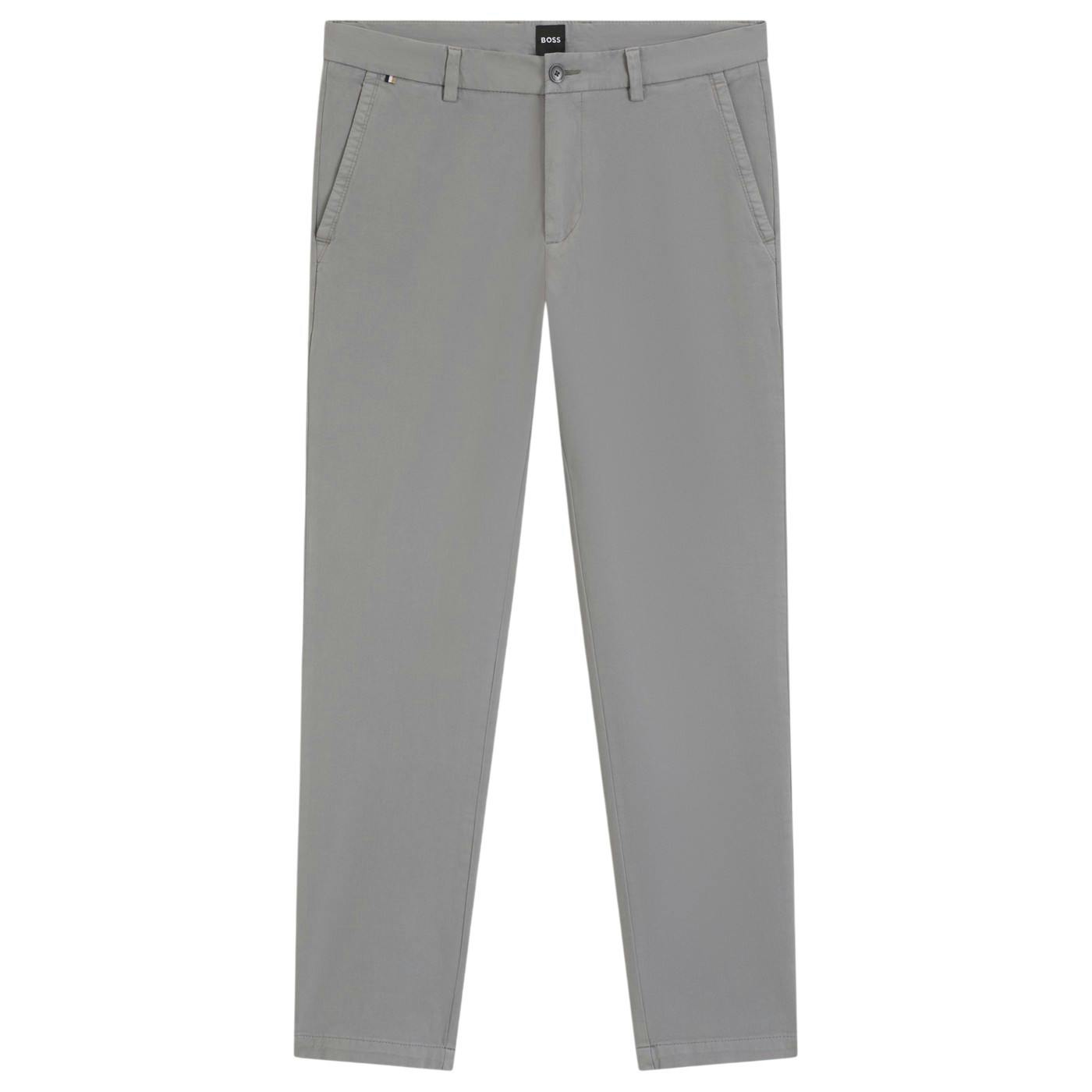Hugo Boss Men's Grey Kaiton Slim Chinos - 30R - 98% Cotton/2% Elastane