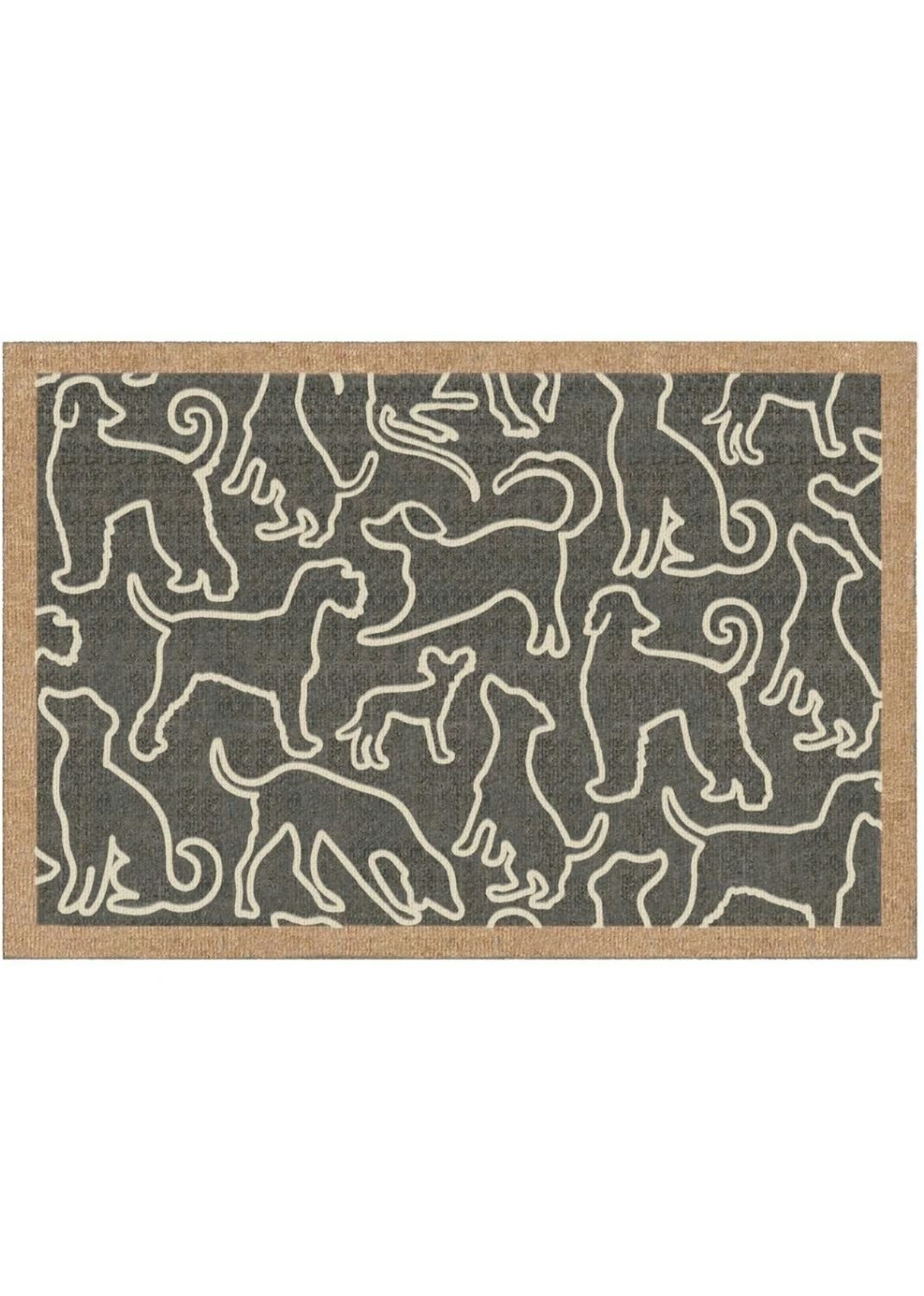 Rackhams Washable Pet Dogs Mat - 50X75 Cm