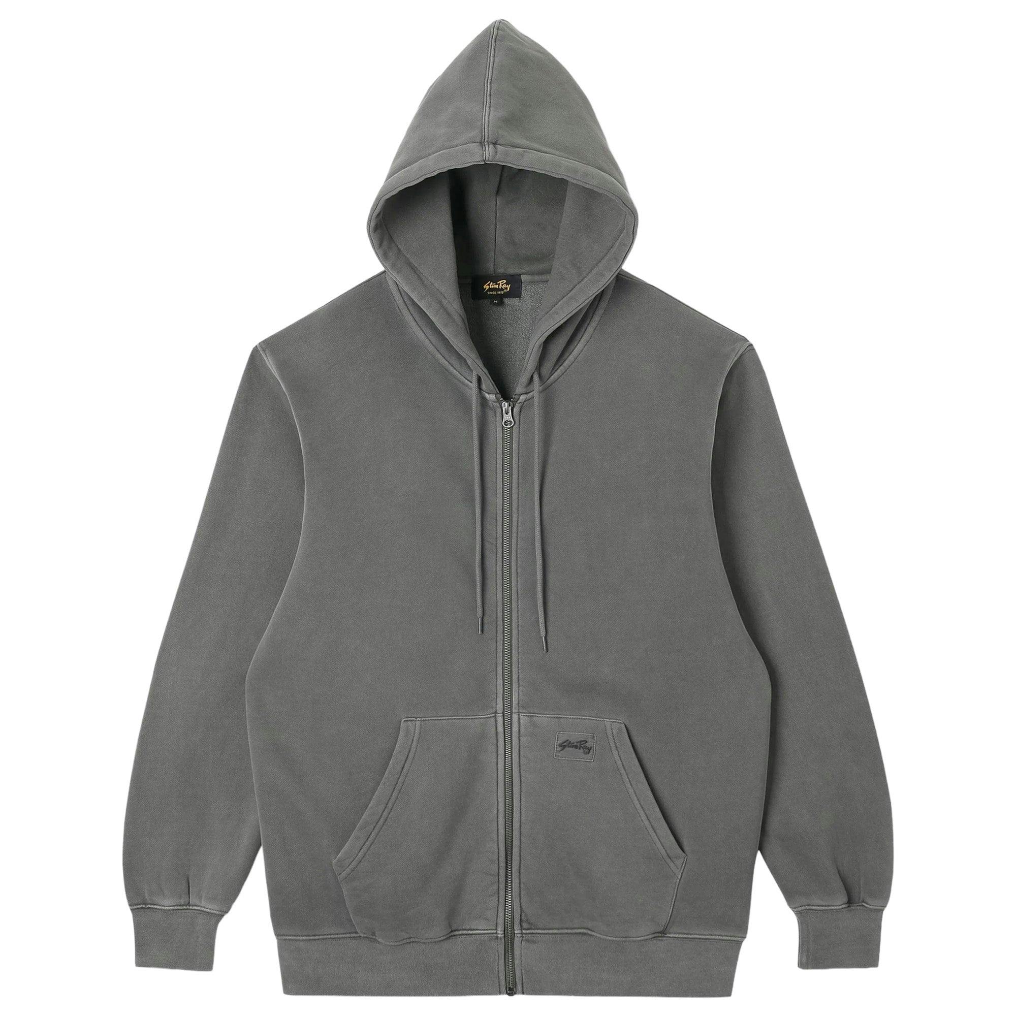 Stan Ray Unisex Black Patch Zip Hood - Washed - Large