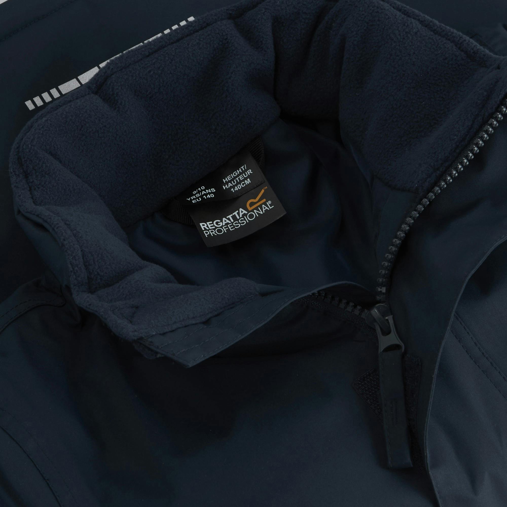 Regatta Professional Kids Dover Parka - Navy - 3-4 Years - Navy - 62% Polyester/38% Recycled Polyester