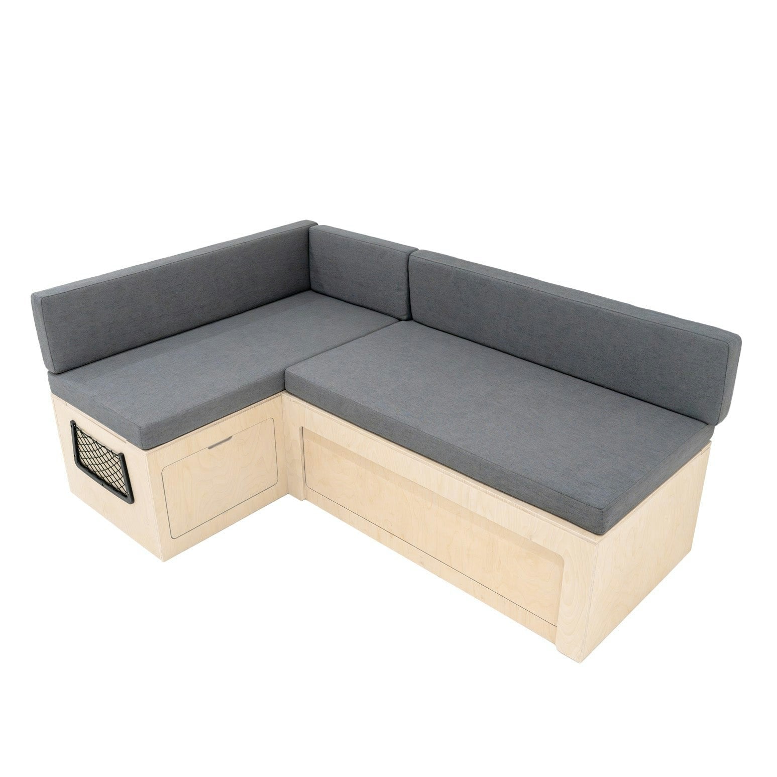 Monstershop Grey L-Shaped Camper Van Bed