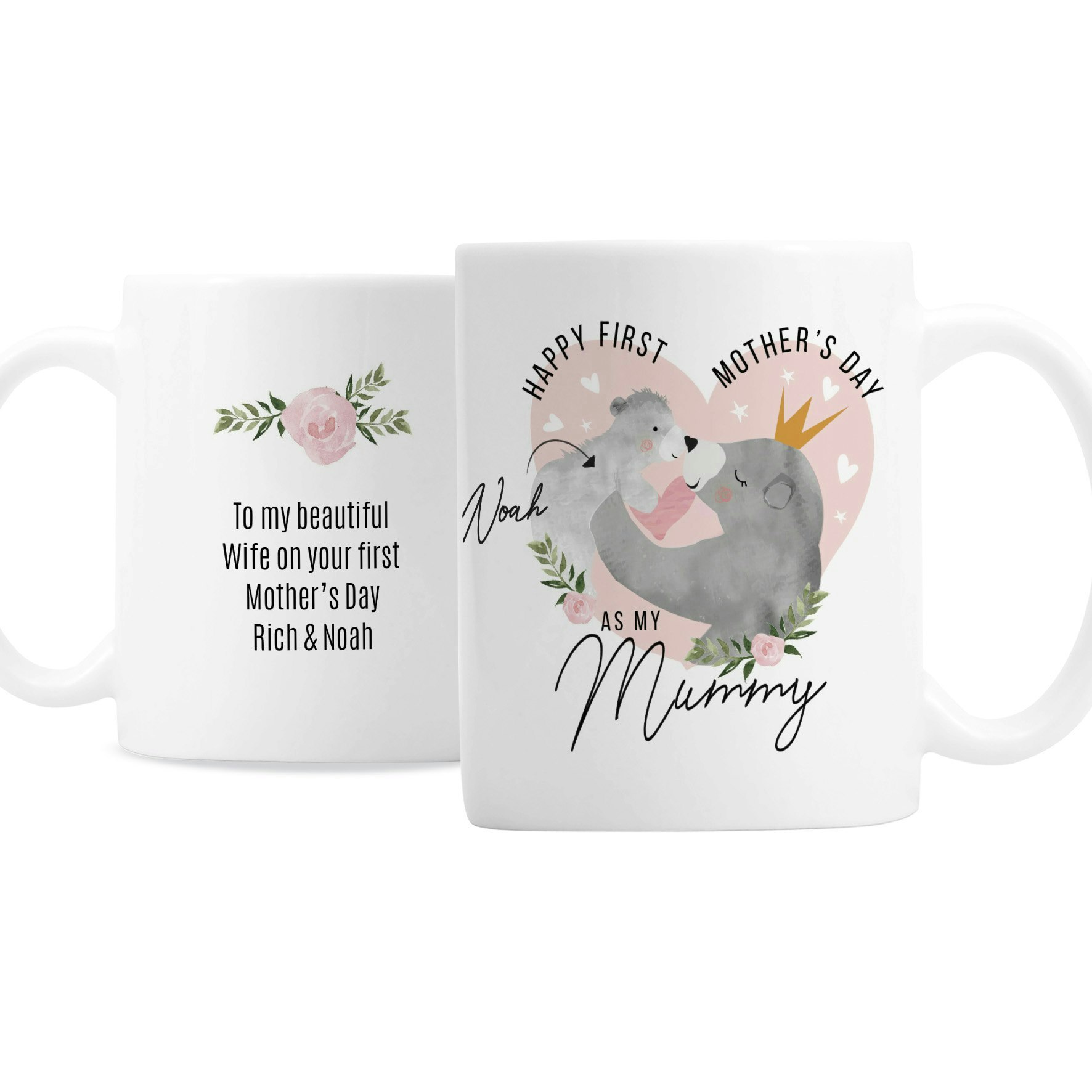 Rackhams Personalised 1St Mother's Day Mama Bear Mug