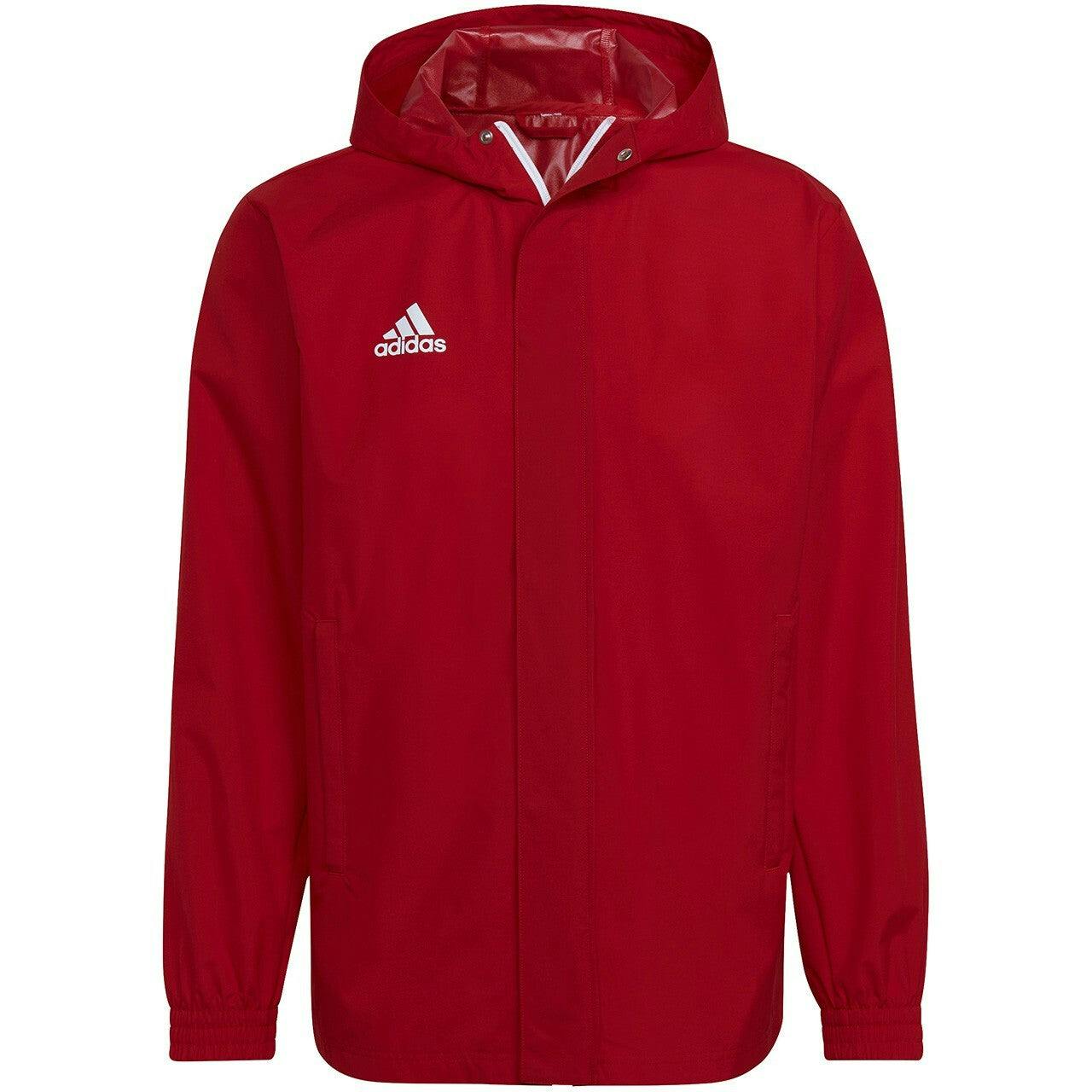 Adidas Men's Entrada 22 All Weather Rain Jacket Waterproof Coat Ik4009 - Xs