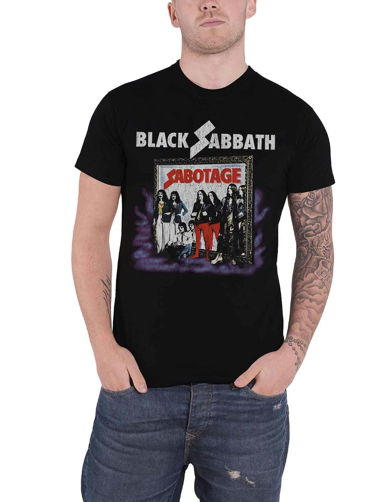 Paradiso Clothing Unisex Black Sabbath Sabotage Vintage Distressed T Shirt - Xxl