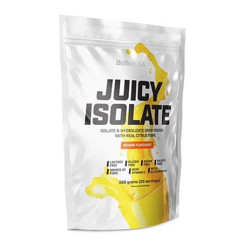 BioTechUSA Juicy Isolate | Gluten-Free, Lactose-Free, Sugar-Free | Refreshing Protein Soft Drink | with Fiber and Vitamin C, 500 g, Orange - Image 5