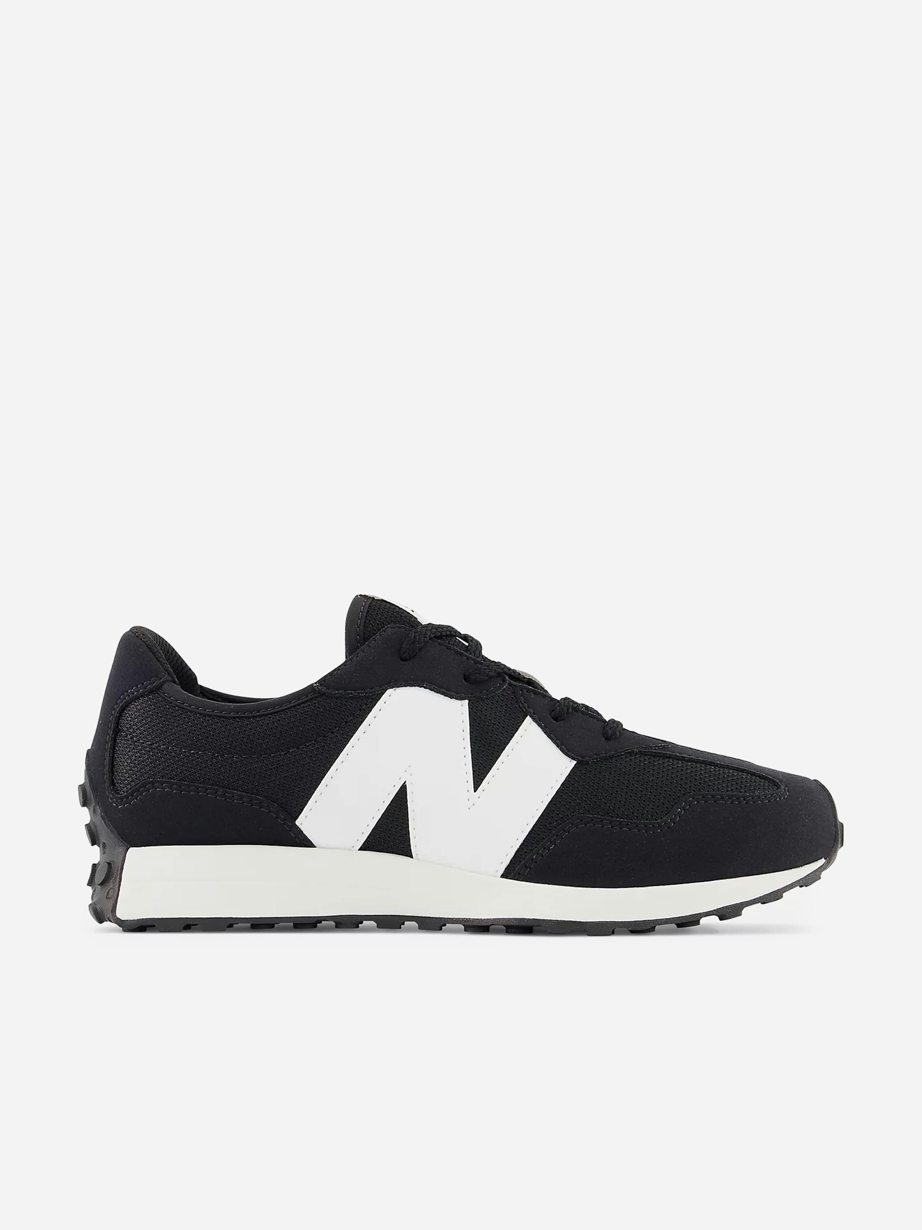 New Balance Unisex Kids Black Kids 327 Trainers In - Eu 37 Uk 4 - Us 4.5