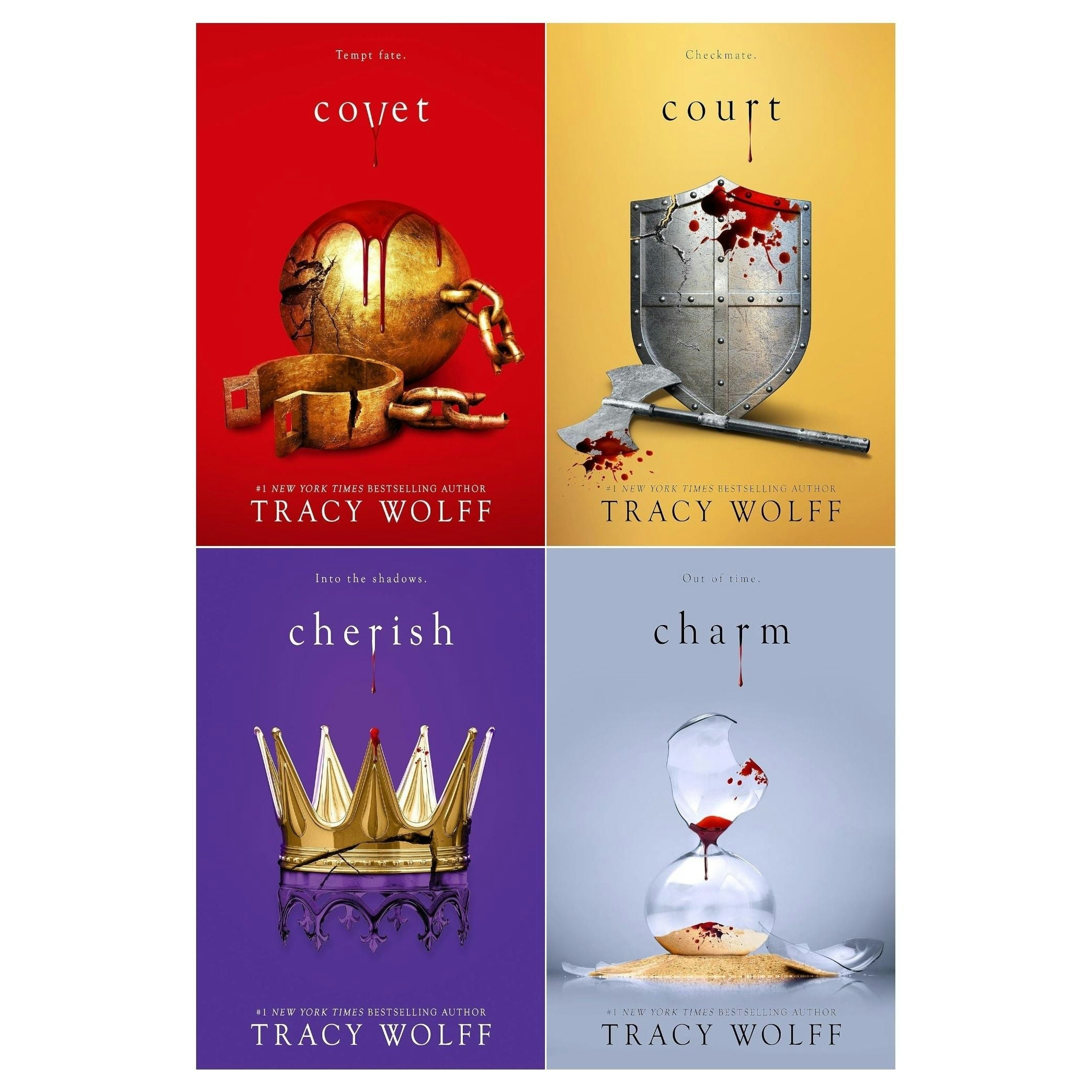 Piatkus Crave Series 4 Book Set By Tracy Wolff (Covet, Court, Charm & Cherish)