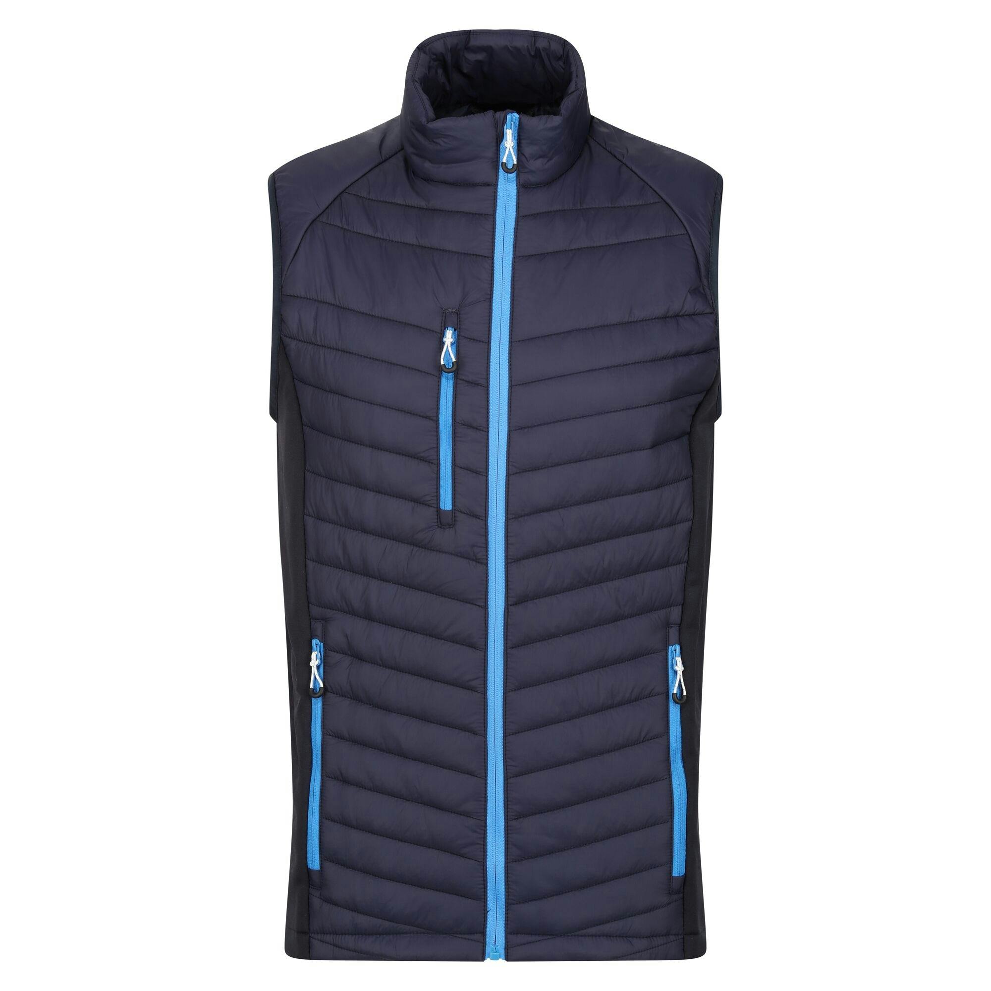 Regatta Men's Blue Professional Quilted Hybrid Gilet - Navy/French - Xxl - Navy/French - 50% Polyamide/50% Polyester