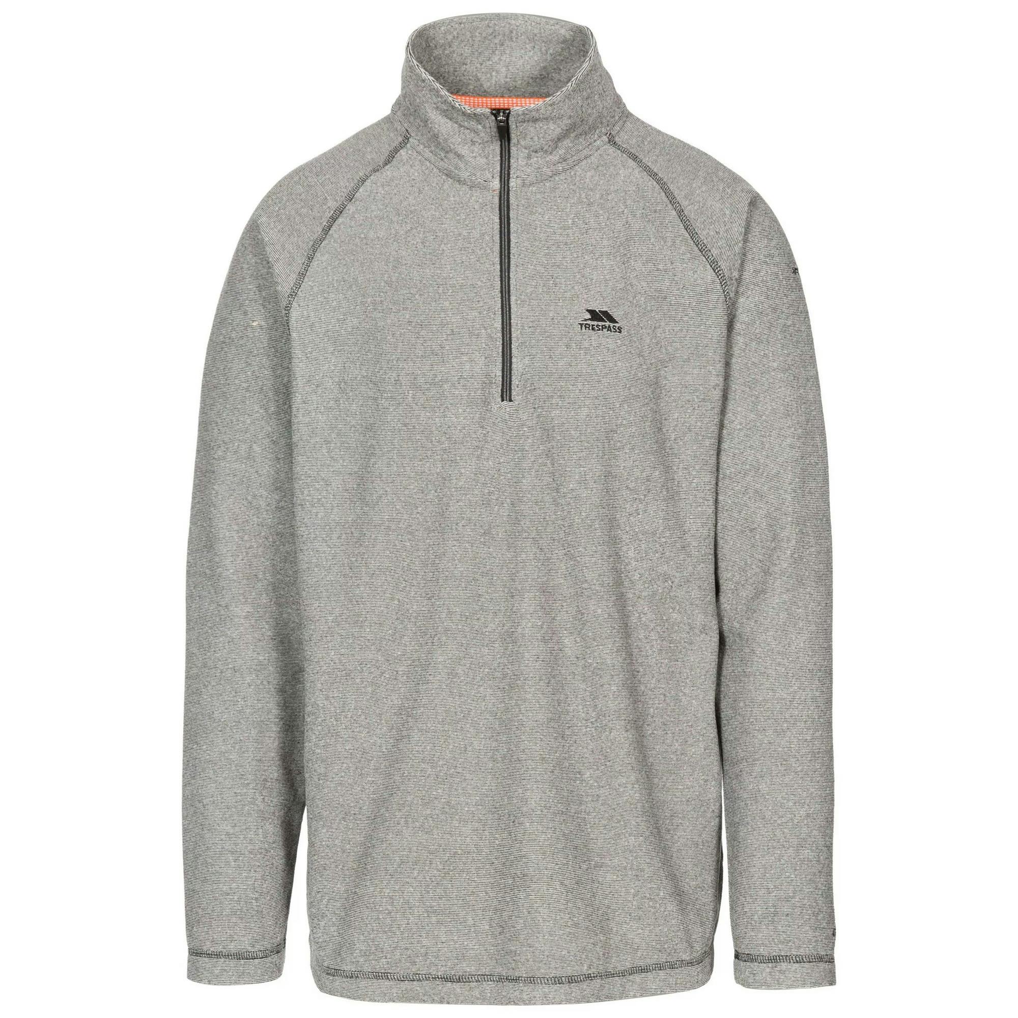 Trespass Men's Black Keynote Anti Pilling 1 4 Zip Fleece Top In | Size: Small - Image 5