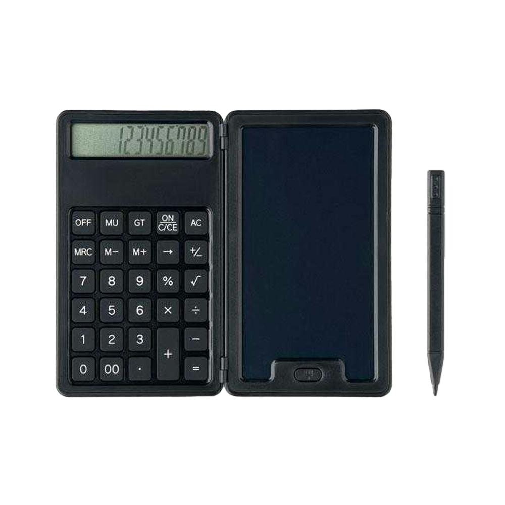 Rackhams Black Clerk Turntable Calculator - One Size
