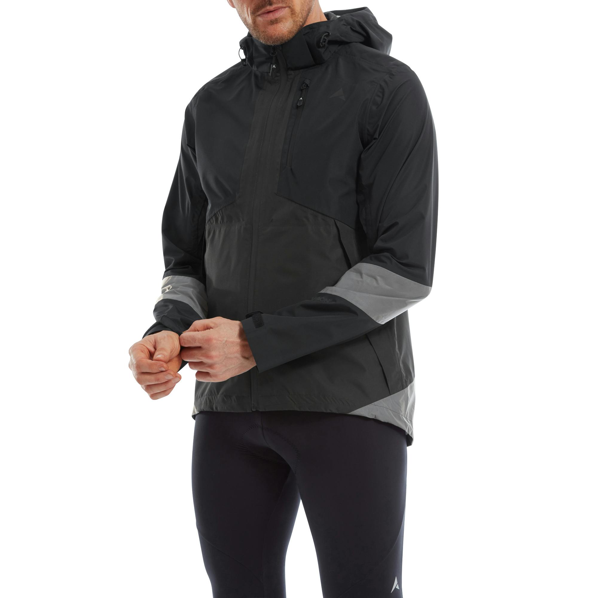 Altura Men's Black Nightvision Typhoon Waterproof Jacket - 2XL