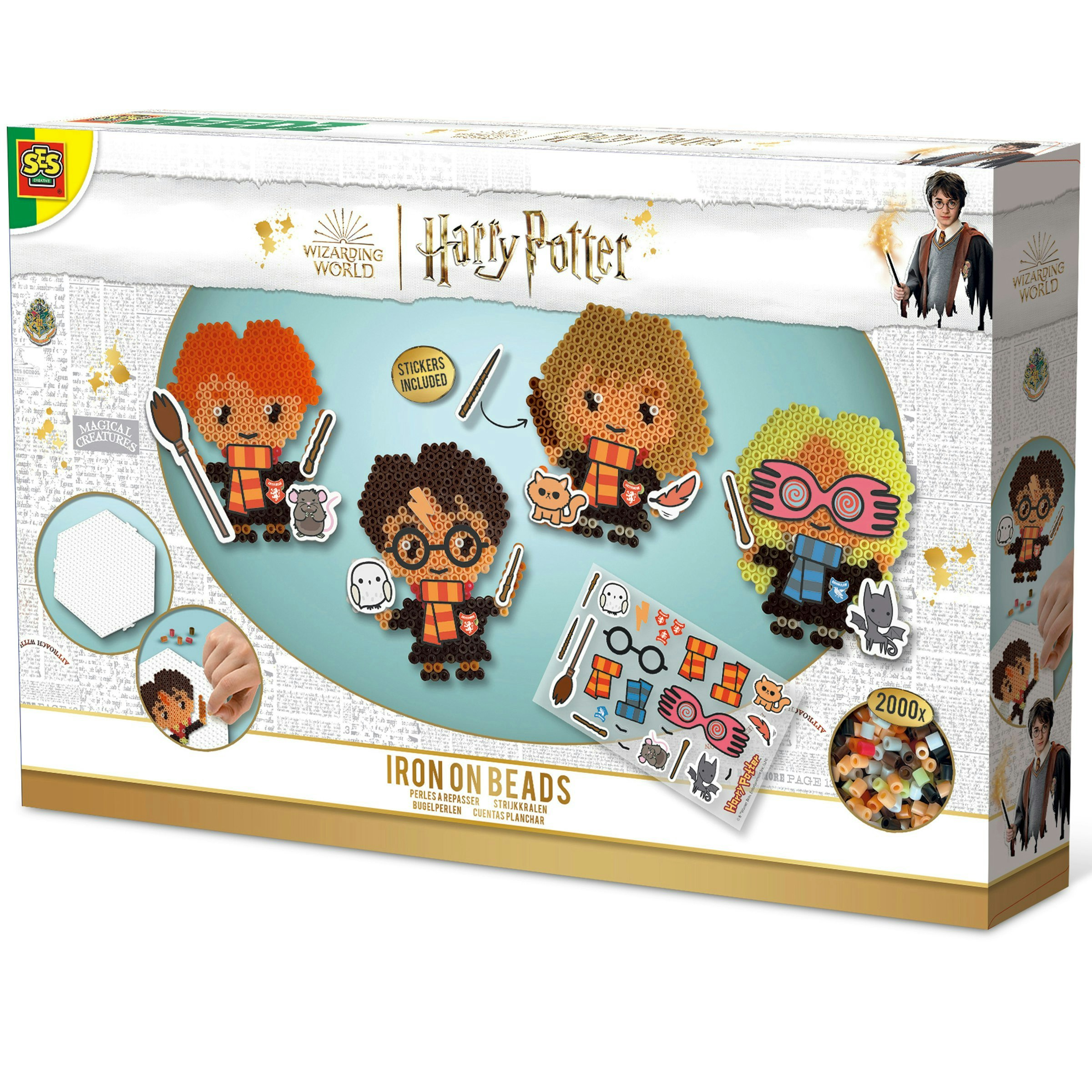 Ses Creative Harry Potter Iron On Beads Figures Set