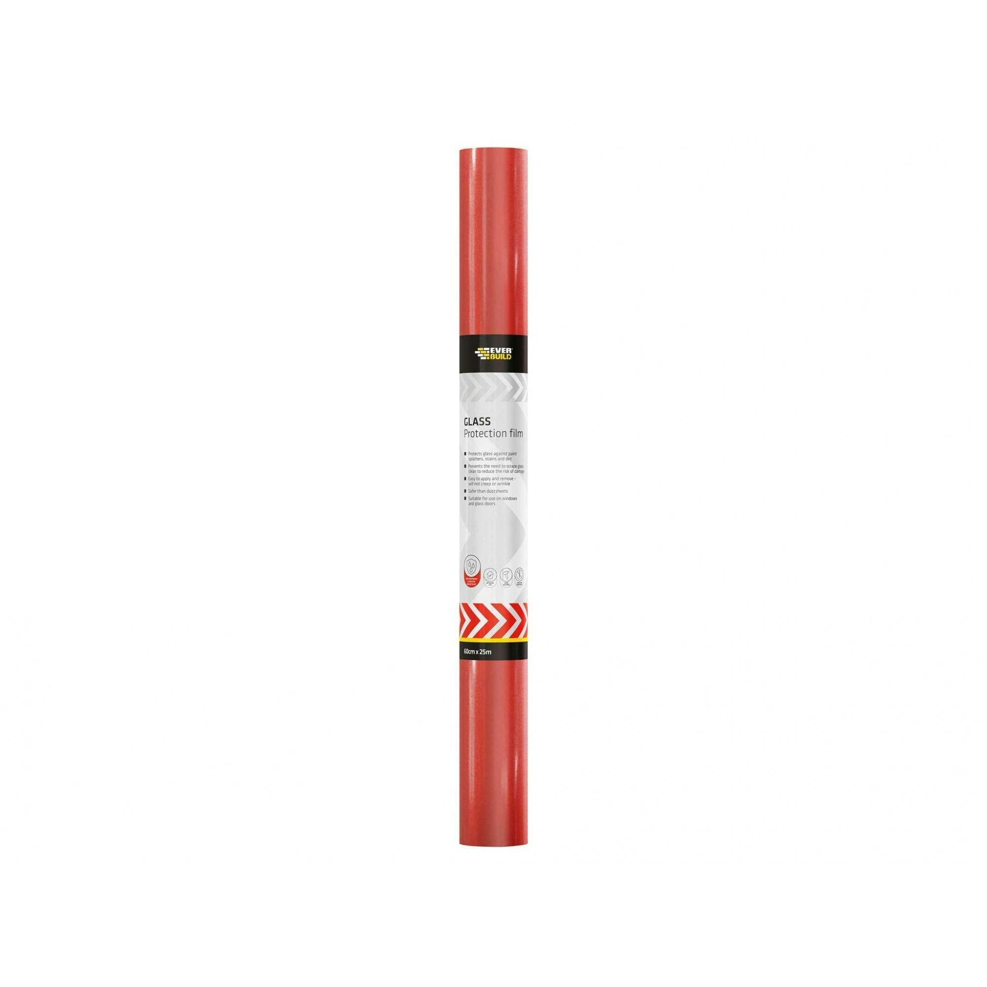 Rackhams Red Glass Protector Film 600Mm X 25M - Film - 600Mm X 25M - Film