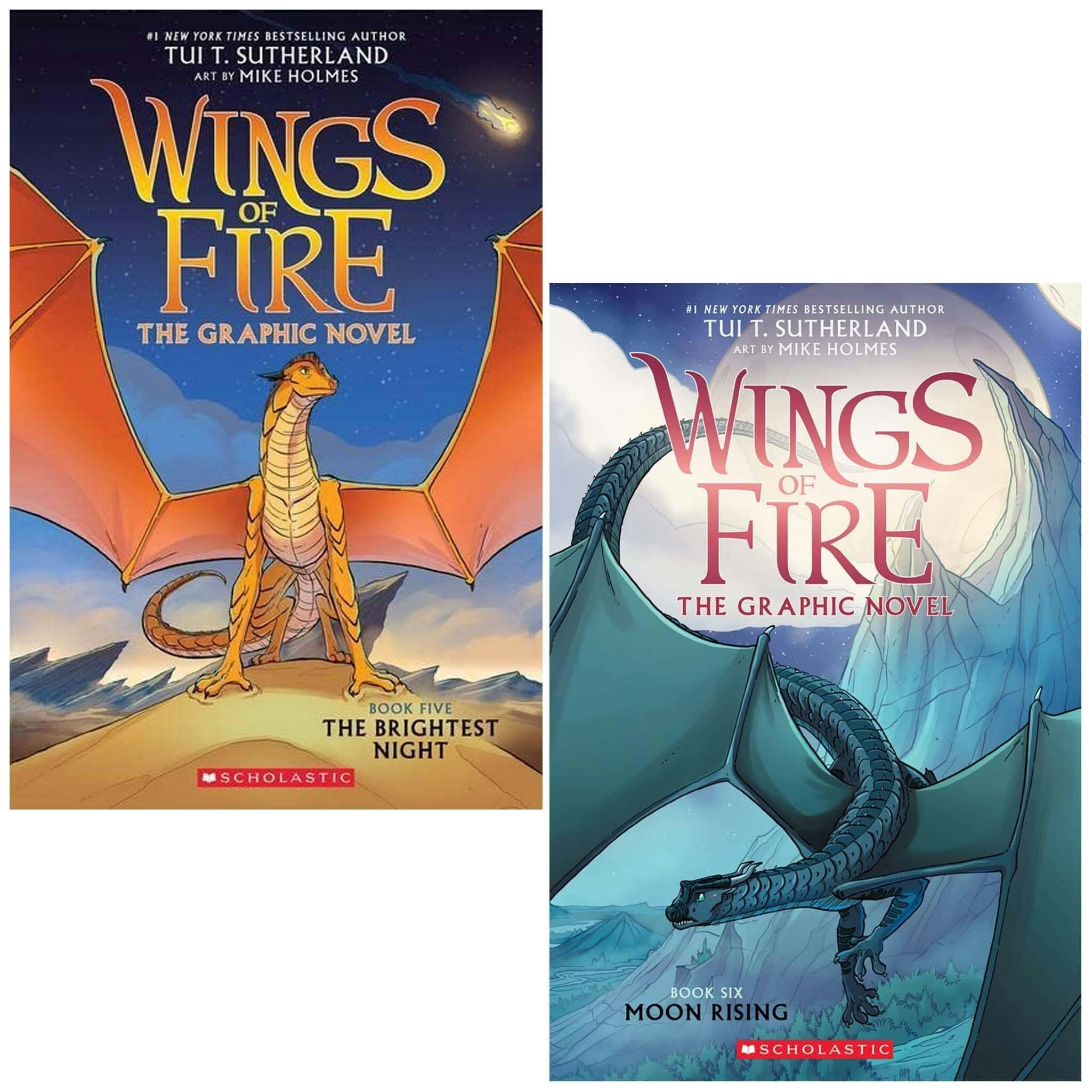 Tui T. Sutherland Unisex Wings Of Fire The Graphic Novel 2 Books Collection Set (The Brightest Night, Moon Rising) - Image 12