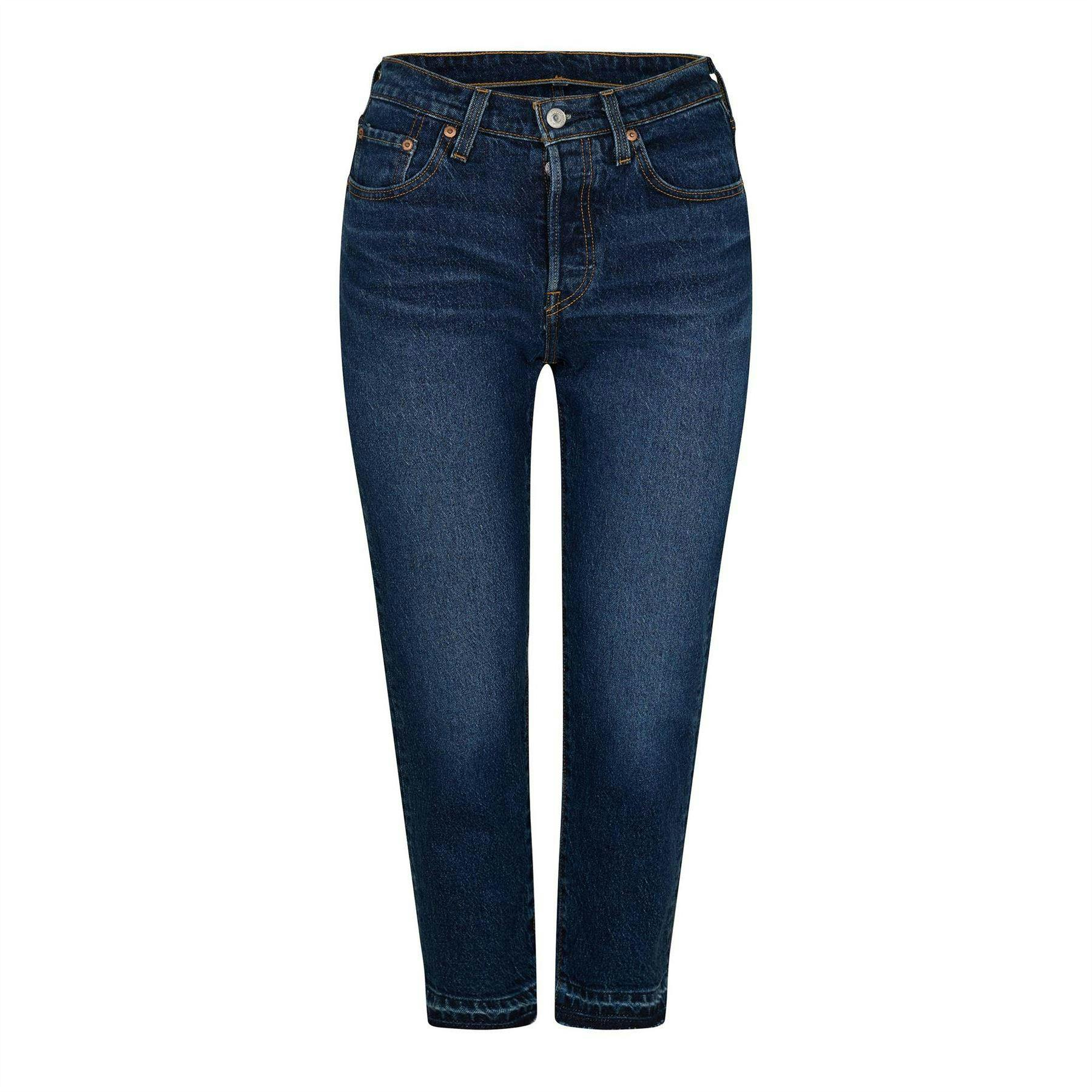 Levis Women's Light / 501 Straight Leg Ankle Grazer Jeans - From A Dream - 25XS - From A Dream - 100% Cotton