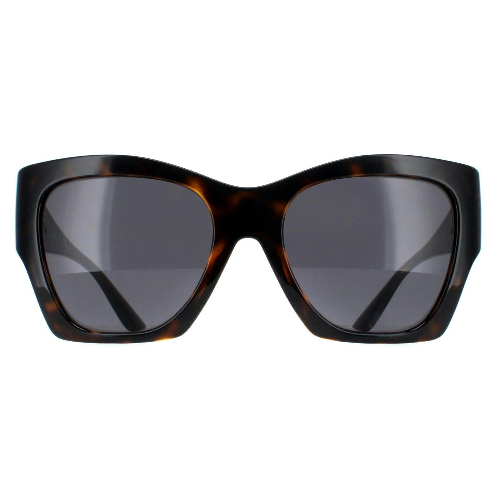 Versace Grey Ve4452 108/87 Woman Sunglasses Injected Turtle Geometric Normal - Image 4