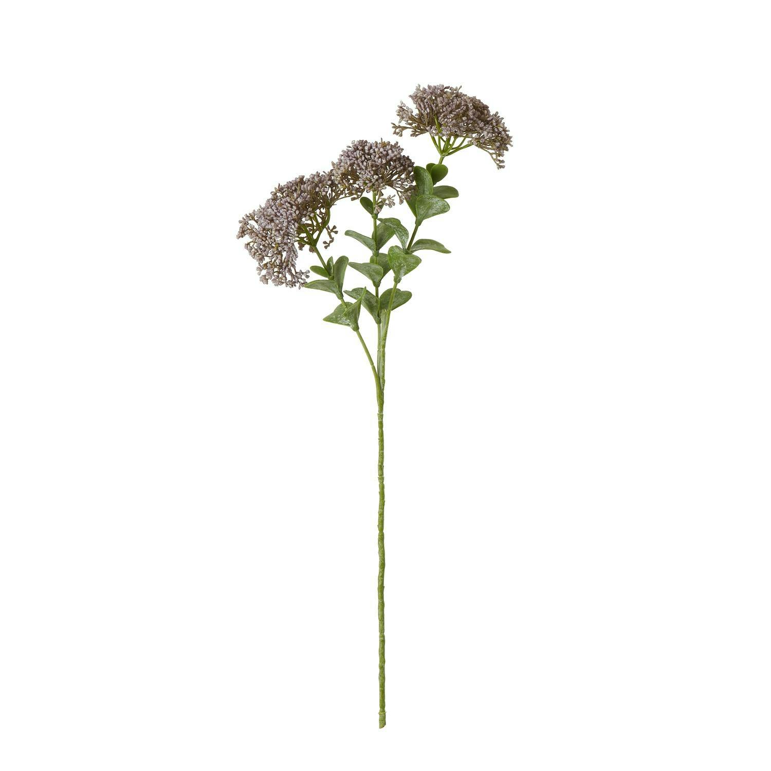 Hill Interiors Purple Sedum Spray Artificial Flower - One Size - 100% Mixed