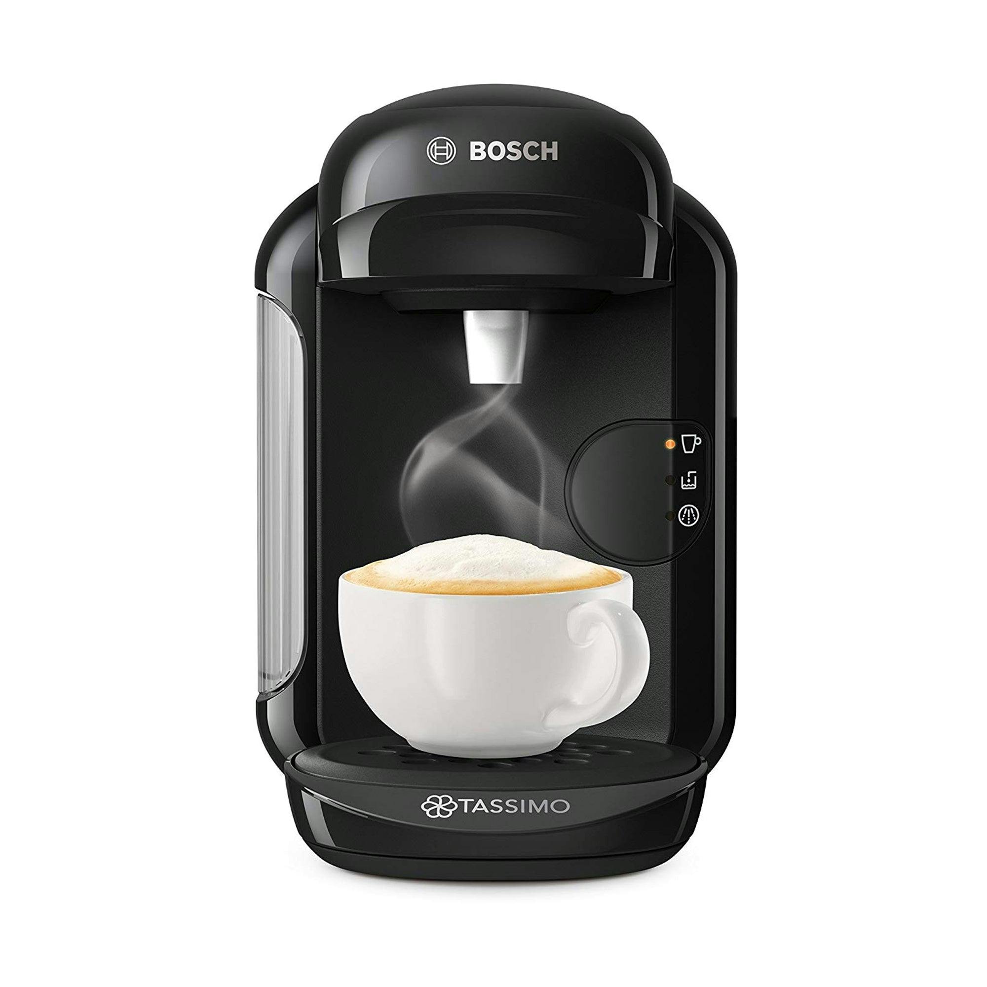 Bosch Black Coffee Machine Range - Tassimo Vivy 2, 1300W, 0.7L, One Button Operation