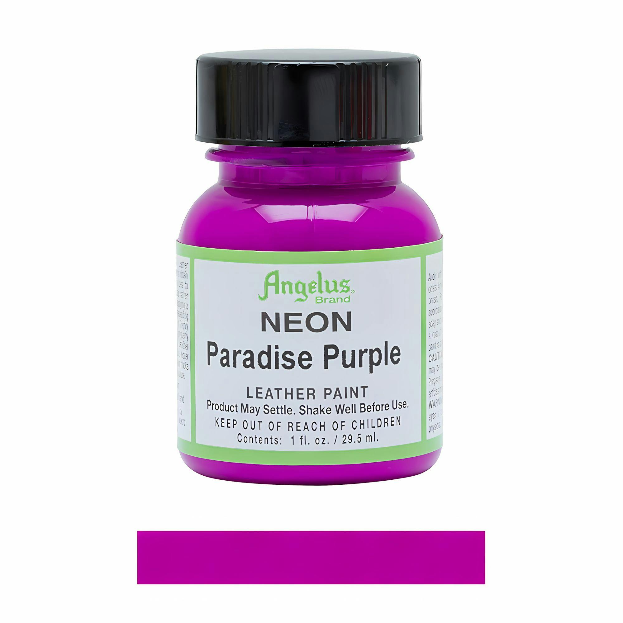 Angelus Purple Neon Leather Paint For Sneaker Customs And Shoes 1Oz - Paradise