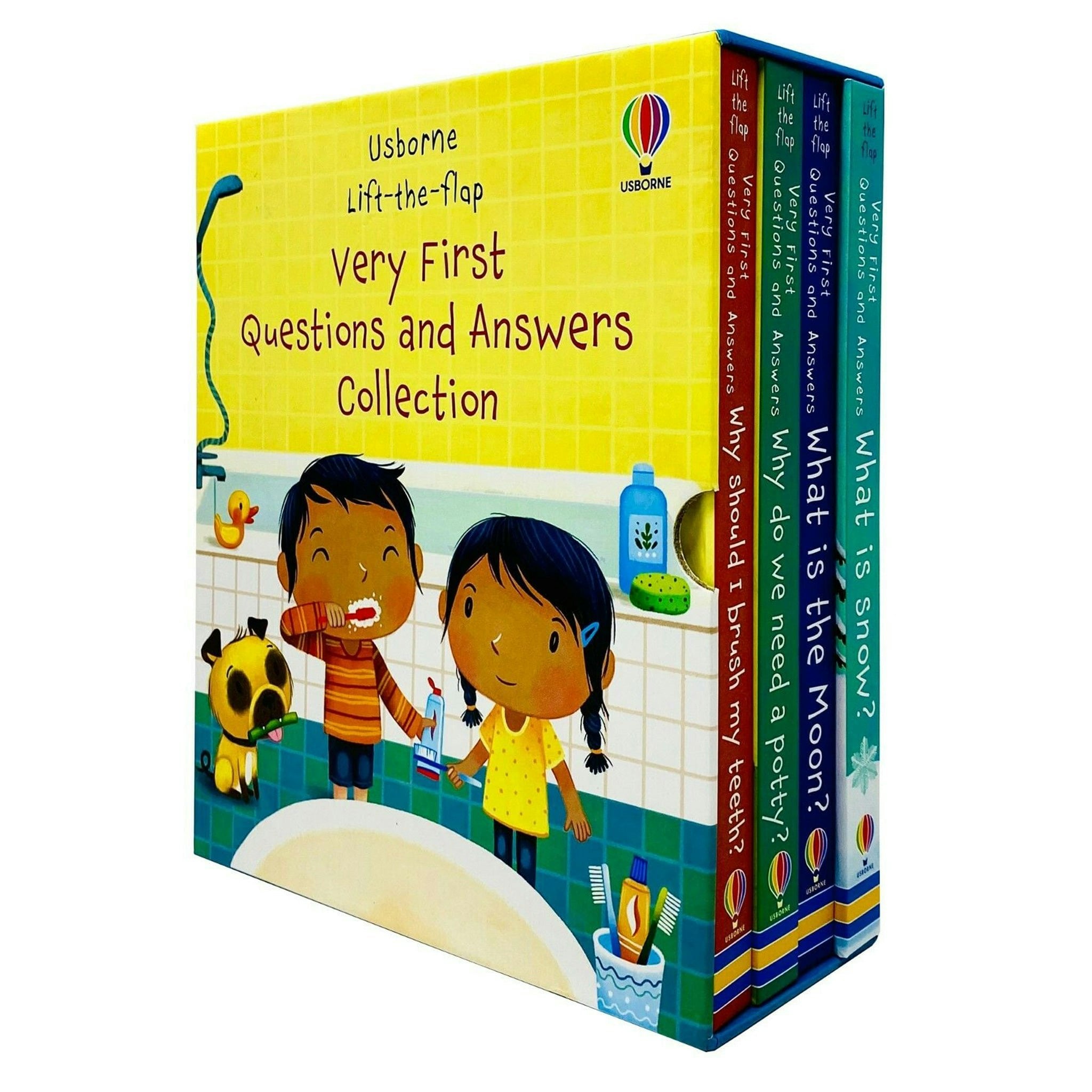 Usborne Lift-the-flap Very First Questions and Answers 4 Books Box Set NEW - Image 12