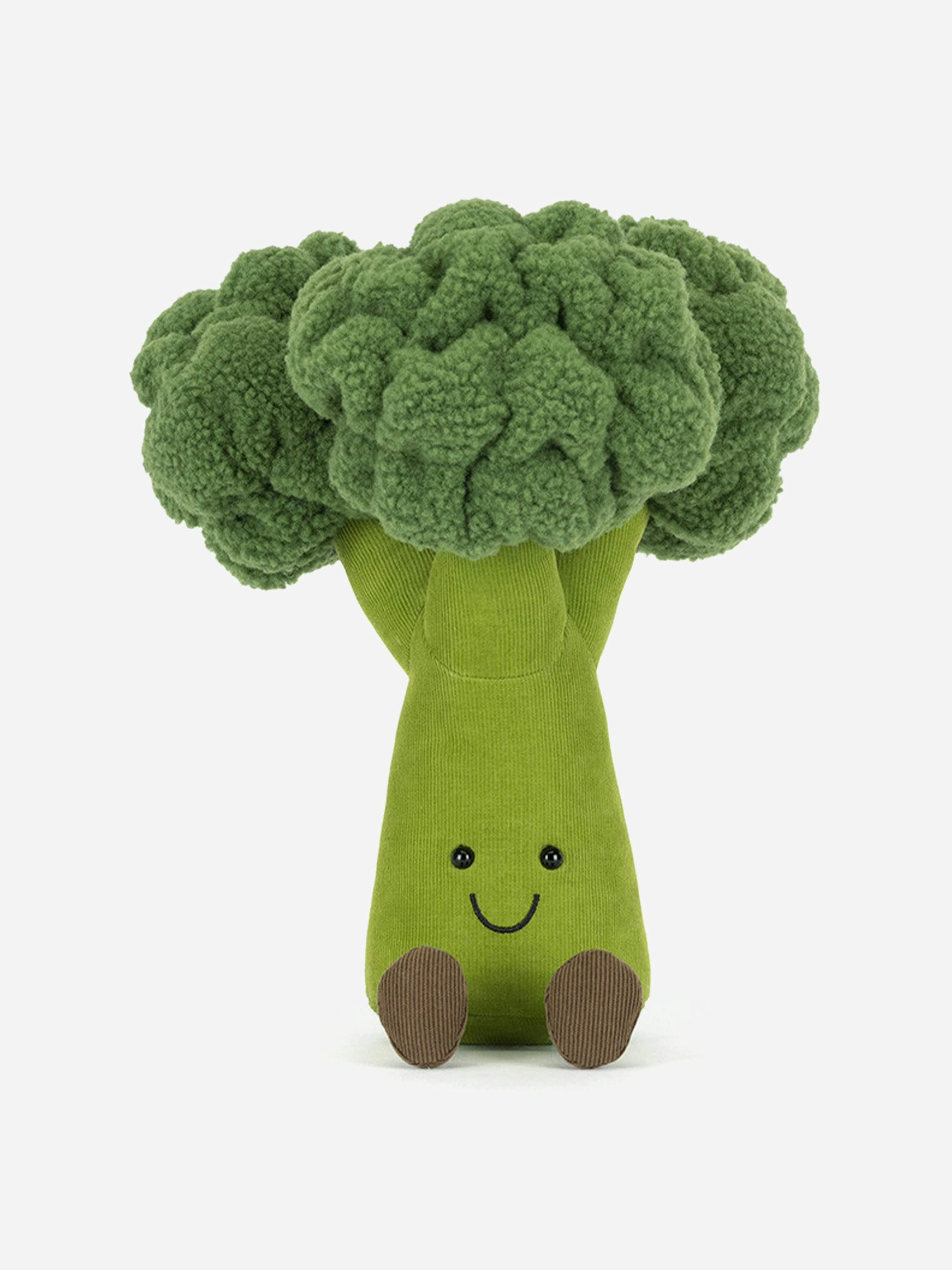 Jellycat Boys Green Amuseables Broccoli In (24Cm) - One Size