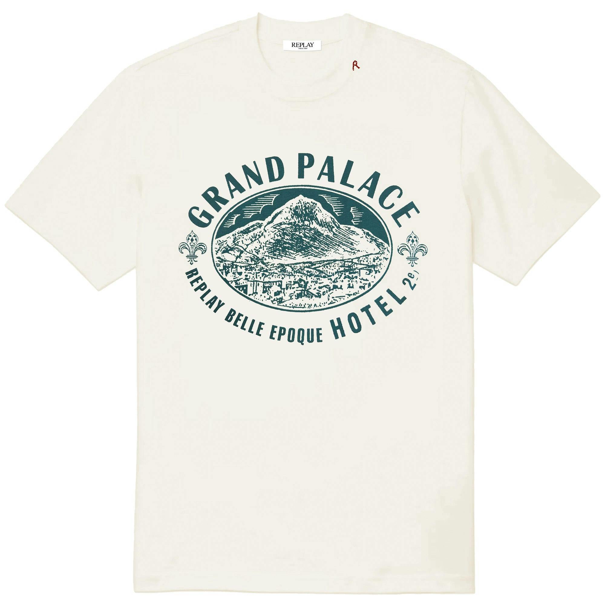 Replay Vintage T-Shirt - Grand Palace Ecru - X-Large
