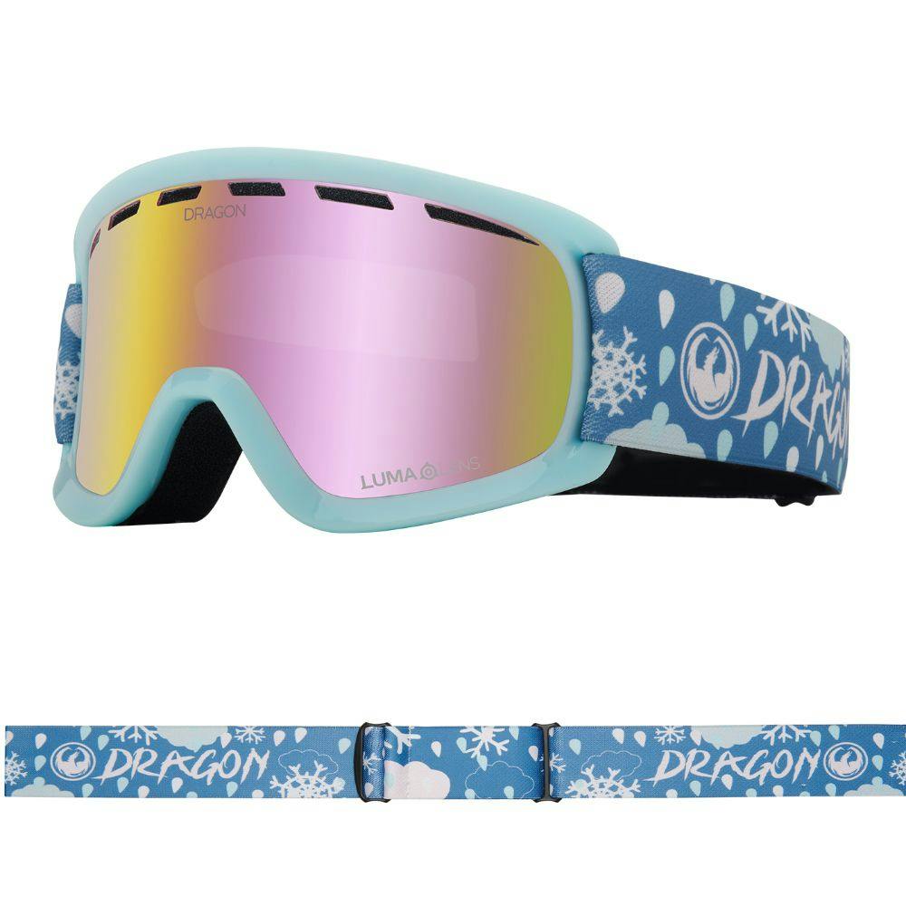 Dragon Pink Lil D - Snow Dance With Lumalens Ionized Lens - Youth Fit