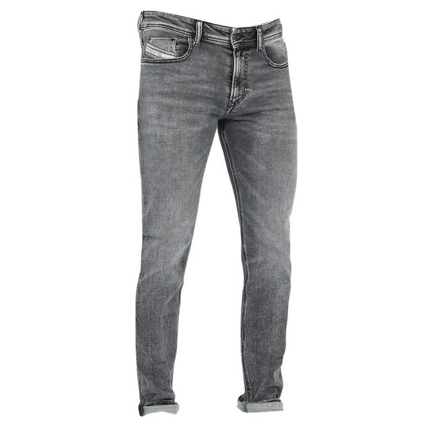 Diesel Men's Grey 1979 Sleeker Denim Jeans - 31S - 99% Cotton/1% Elastane