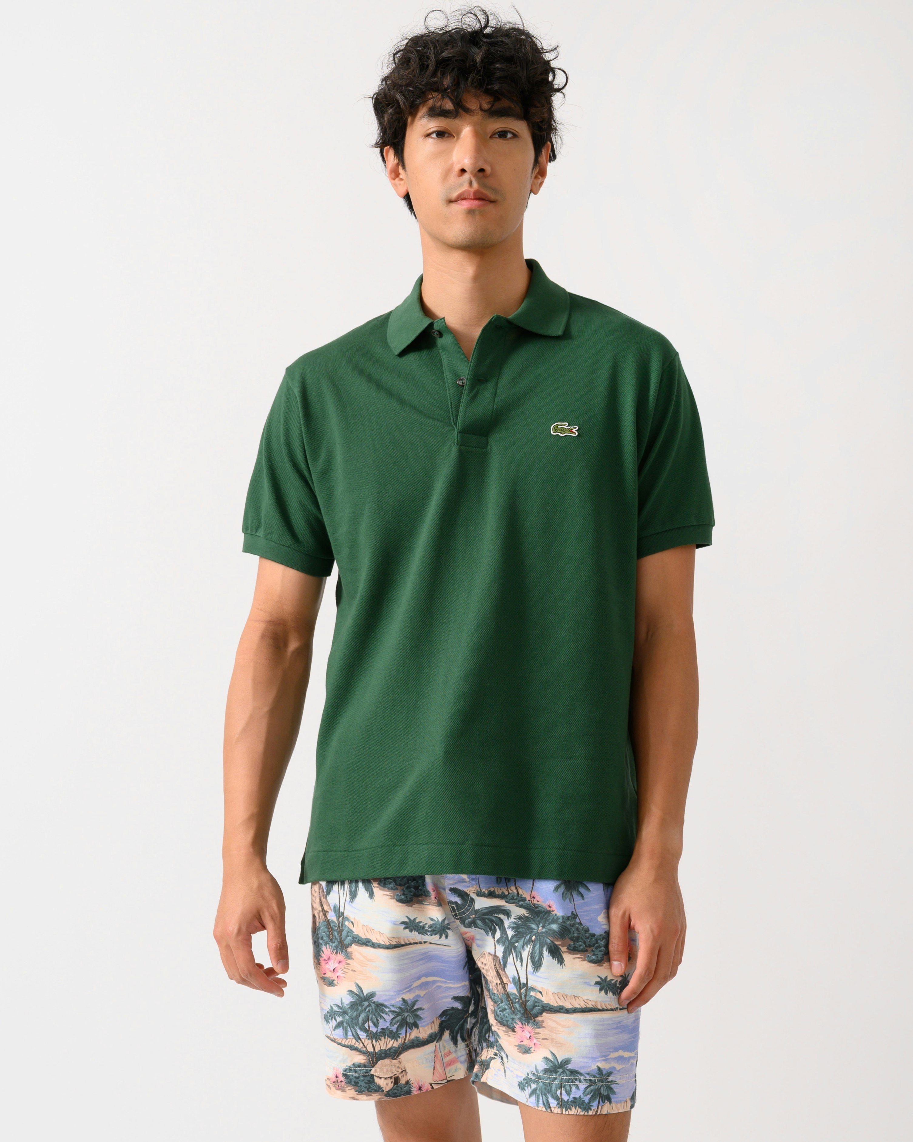 Lacoste Men's Green Classic Fit L.12.12 Short Sleeve Polo Shirt - 132 - 132 - Xl