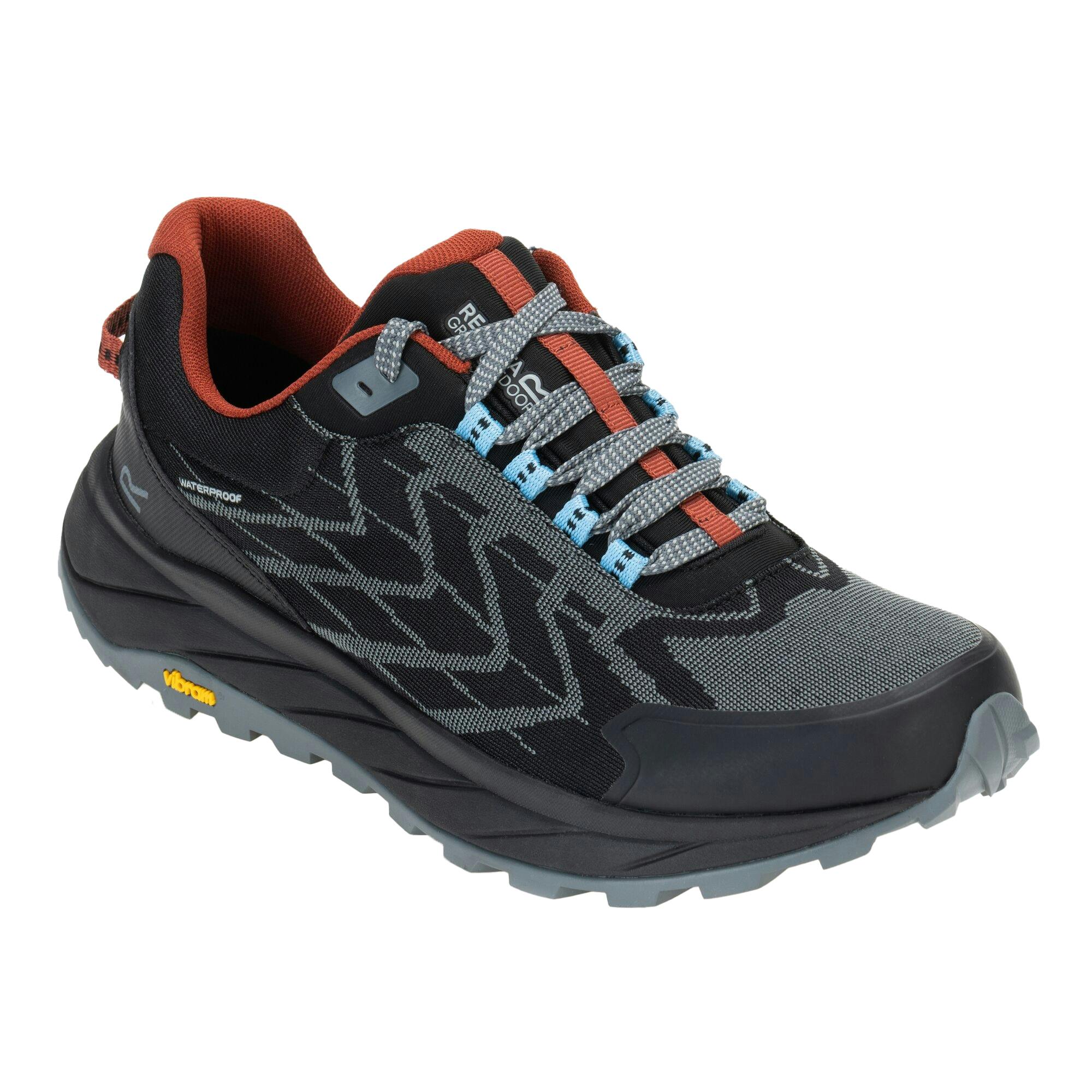 Regatta Men's Dark Cruize Logo Shoes - Storm/Brick - 12 Uk - Storm/Brick - 80% Polyester/10% Polyurethane/10% Thermoplastic