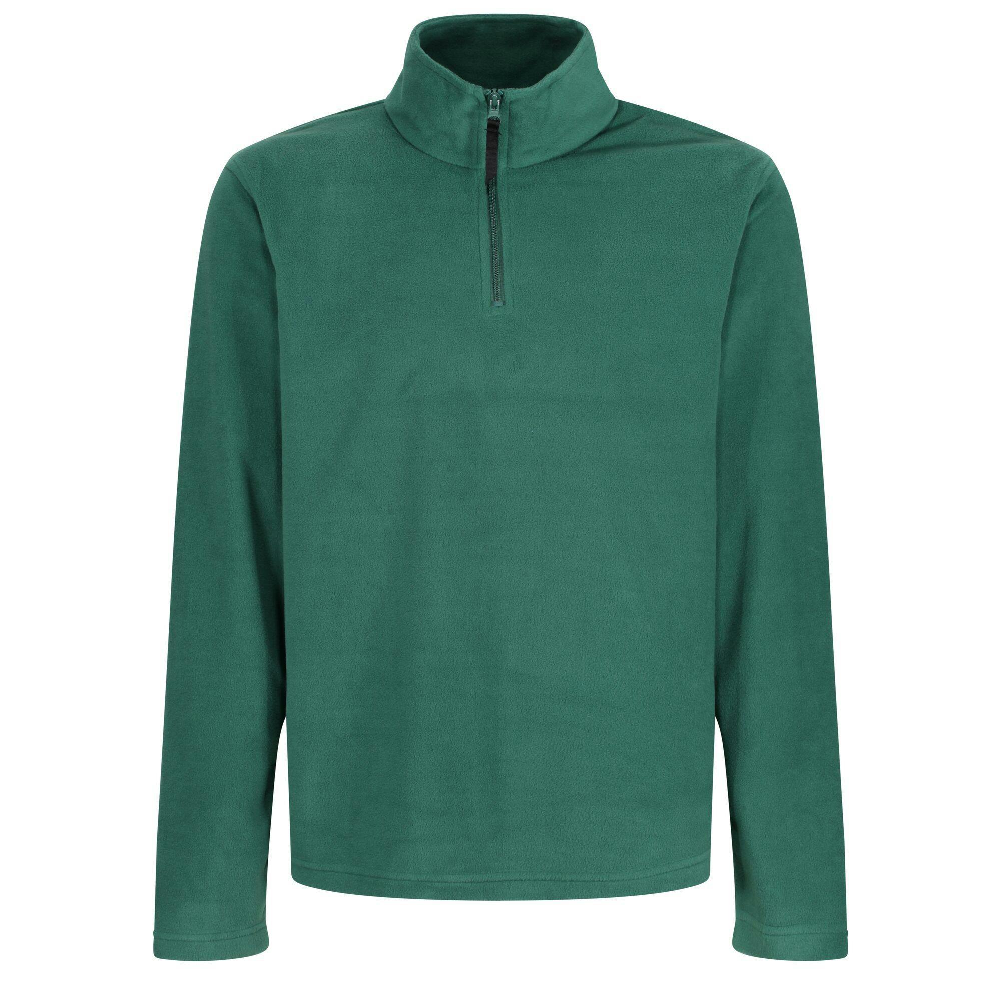 Regatta Professional Men's Bottle Green Micro Zip Neck Fleece Top In | Size: Xl - Image 2