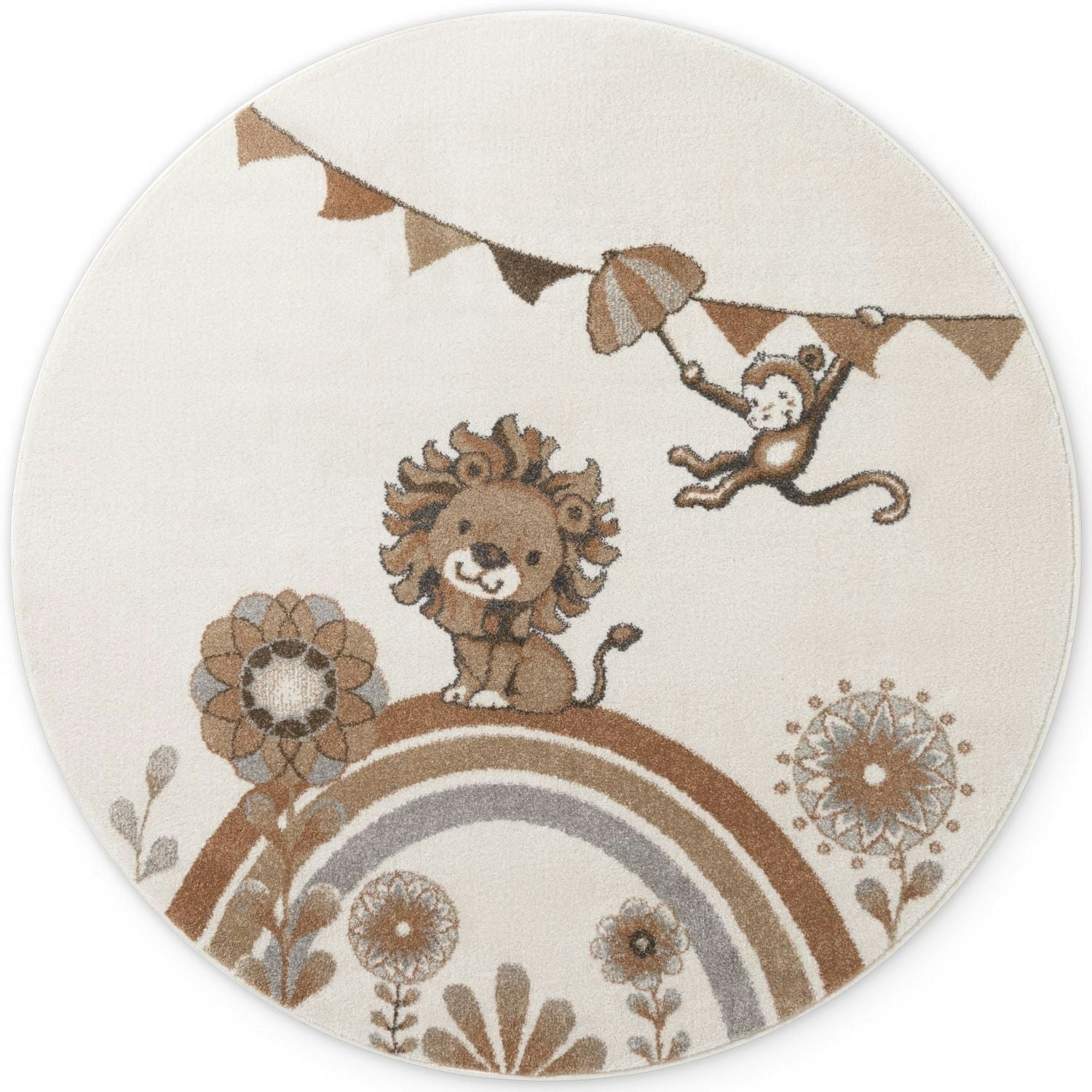 Villeroy & Boch Boho Kids Round Roar Like A Lion Rug - Ø 160 Cm