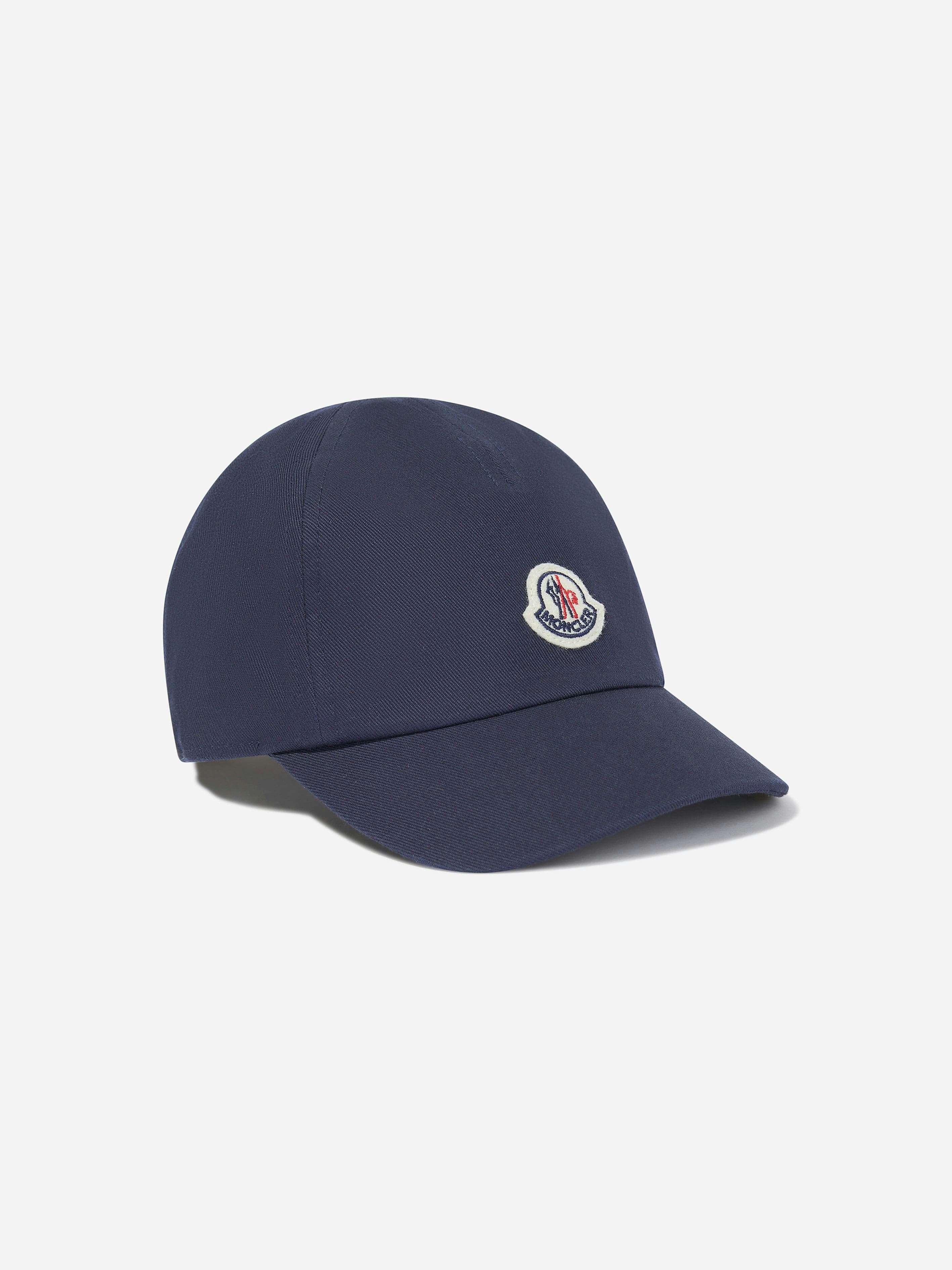 Moncler Enfant Men's Blue Baby Boys Logo Cap In Navy - Xxs (9-12 Mths)