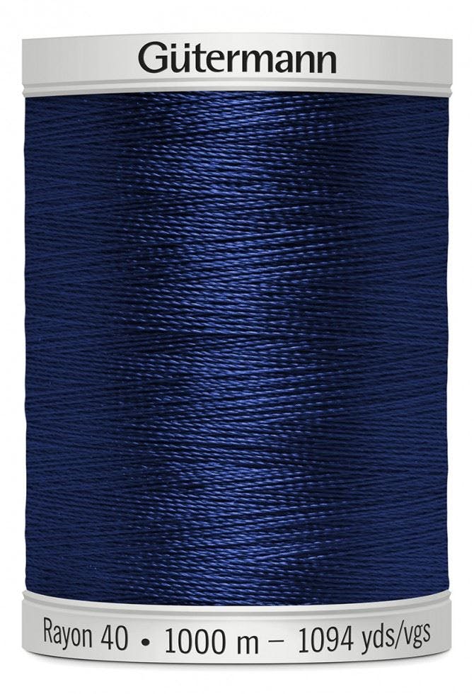 Gutermann No 40 Sulky Rayon Embroidery Thread 1000M Rayon Thread Suitable For Embroidery - 1042 - 1000 Metres
