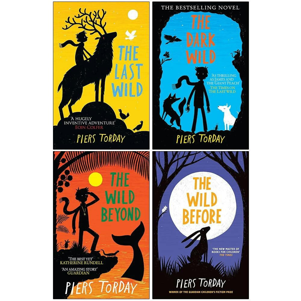 Quercus Dark Piers Torday 4 Books Set (The Last Wild, The Wild Beyond, The Wild & The Wild Before)