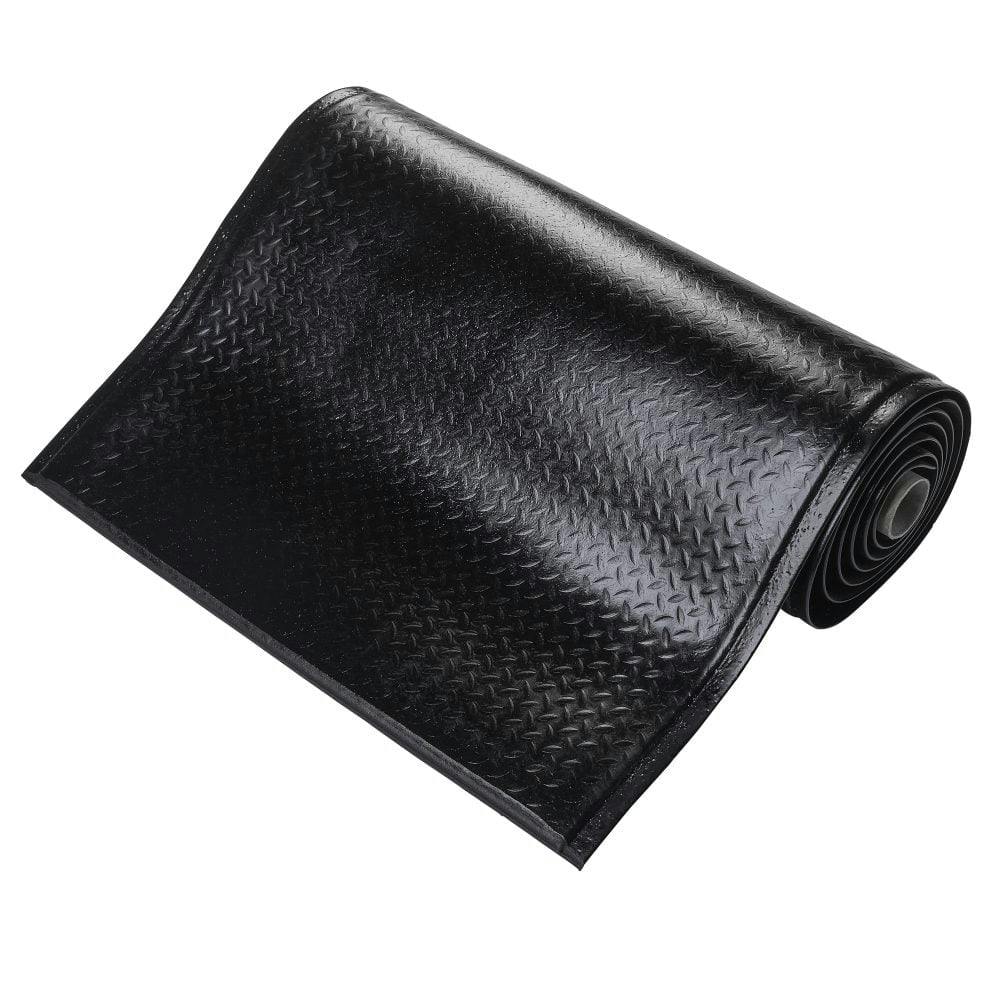 Rackhams Black Anti Fatigue Mat - Commercial & Industrial Use - 15Mm - 90Cm X 18.3M Roll
