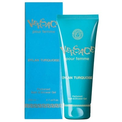 Versace Women's Turquoise Dylan Pour Femme Perfumed Bath & Shower Gel 200Ml