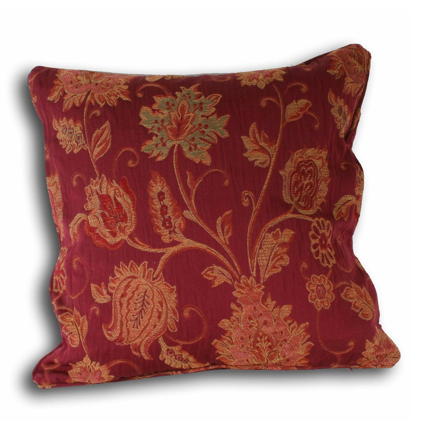 Riva Home Burgundy Zurich Cushion Cover - 55X55cm - 100% Polyester